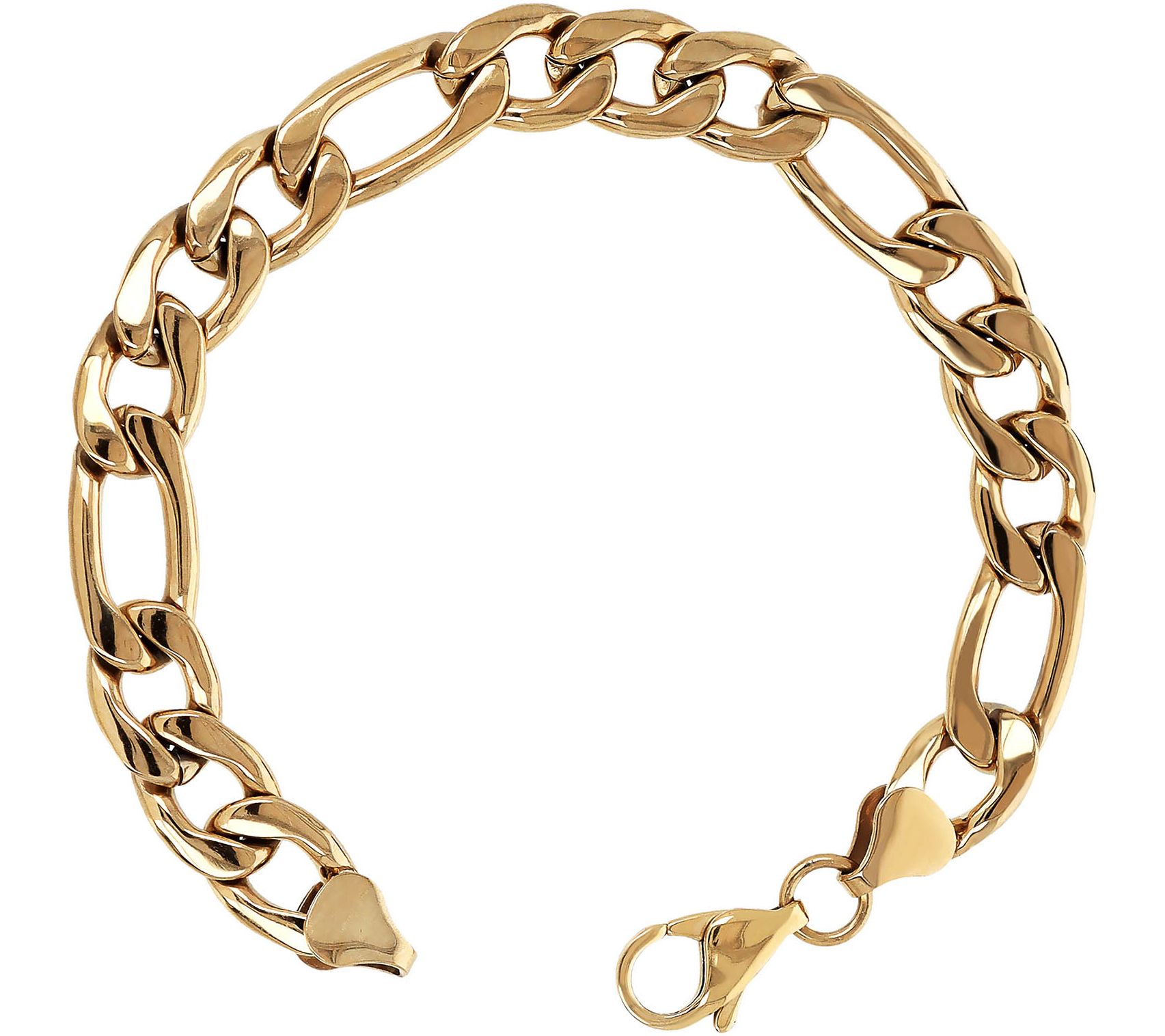 Steel by Design Men's Figaro Link Chain Bracelet