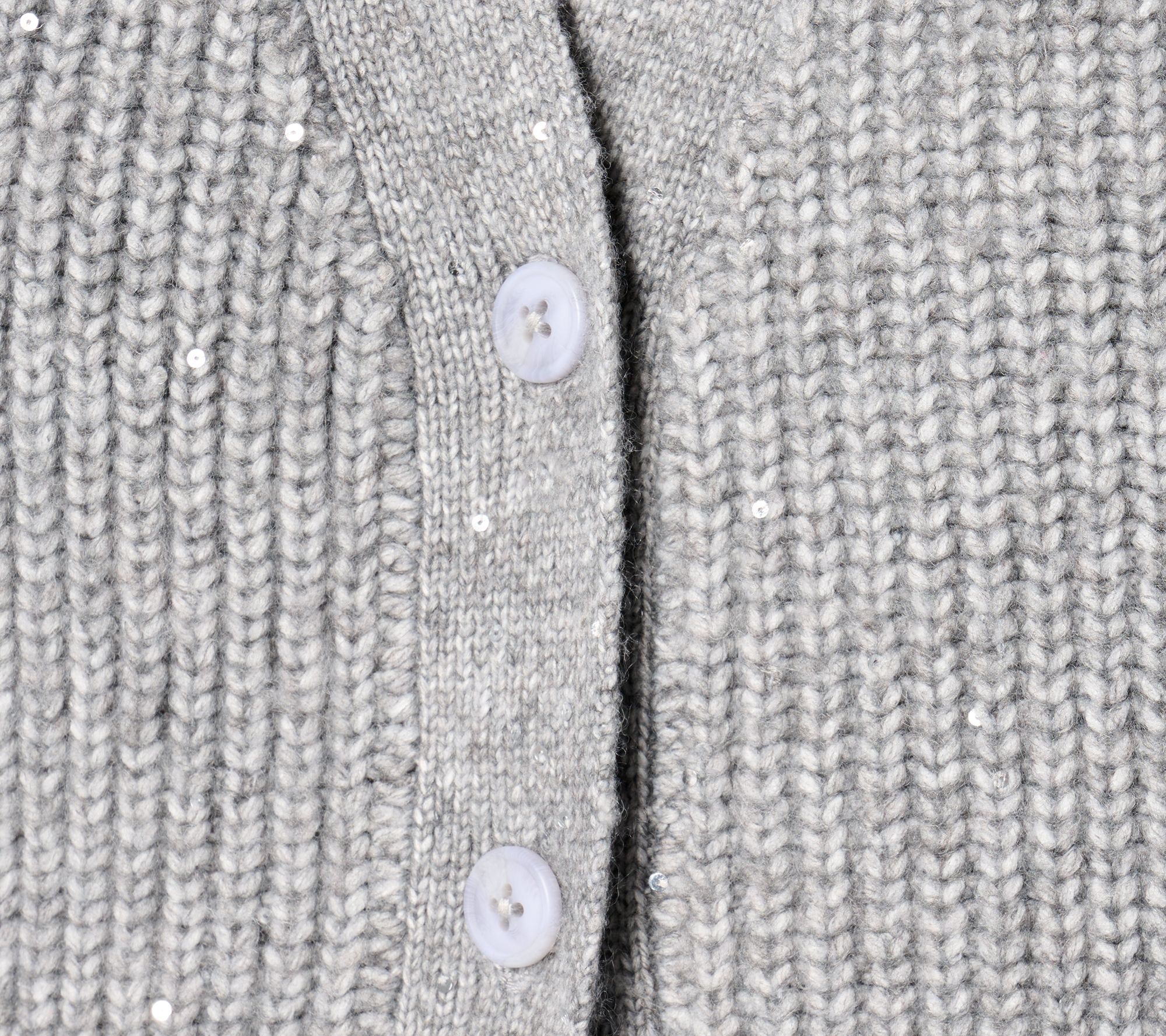 Studio Park x Amy Stran Button Front Sparklin' Cardigan