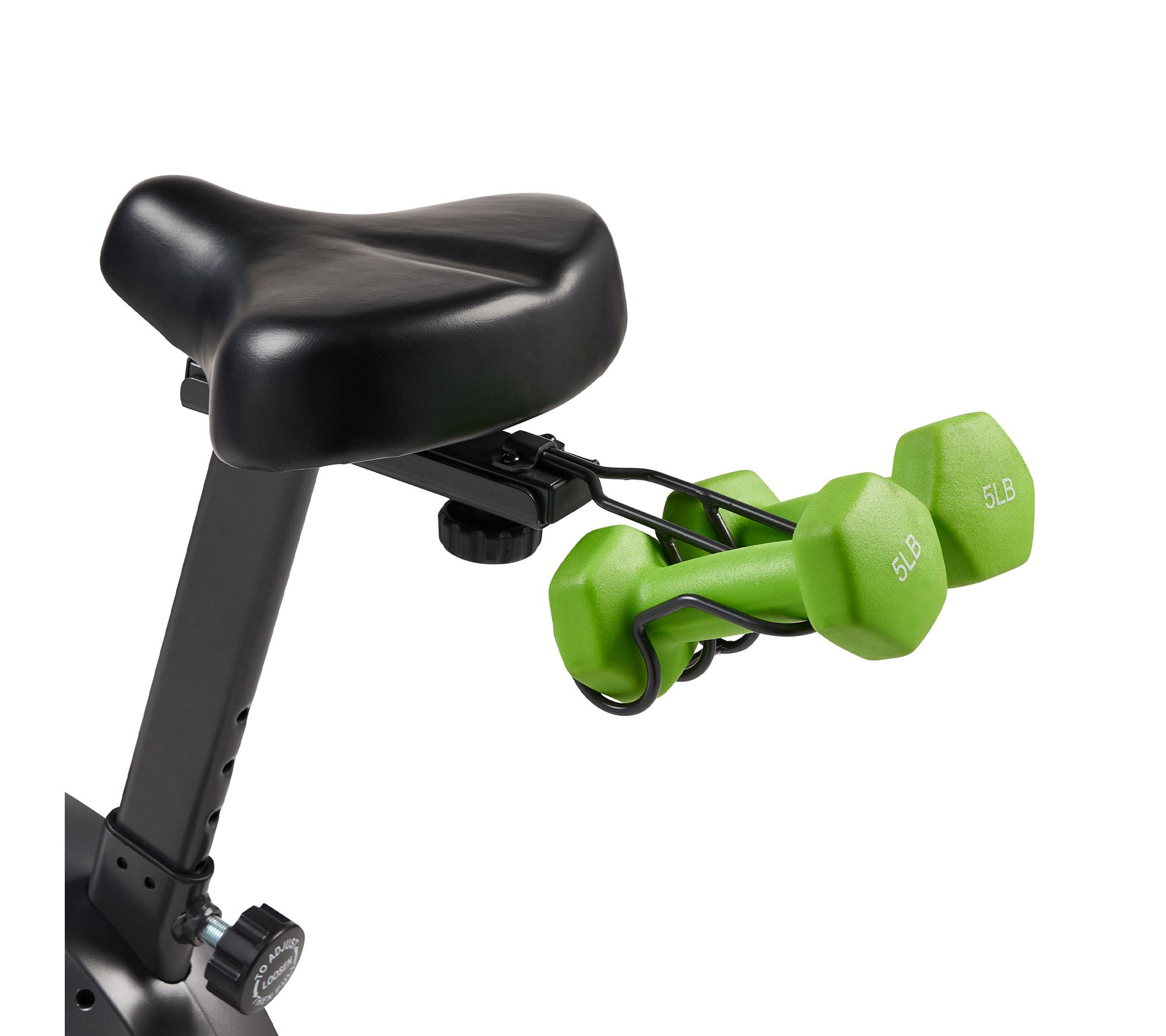 Sunny Magnetic Upright Bike w/ Workout Band