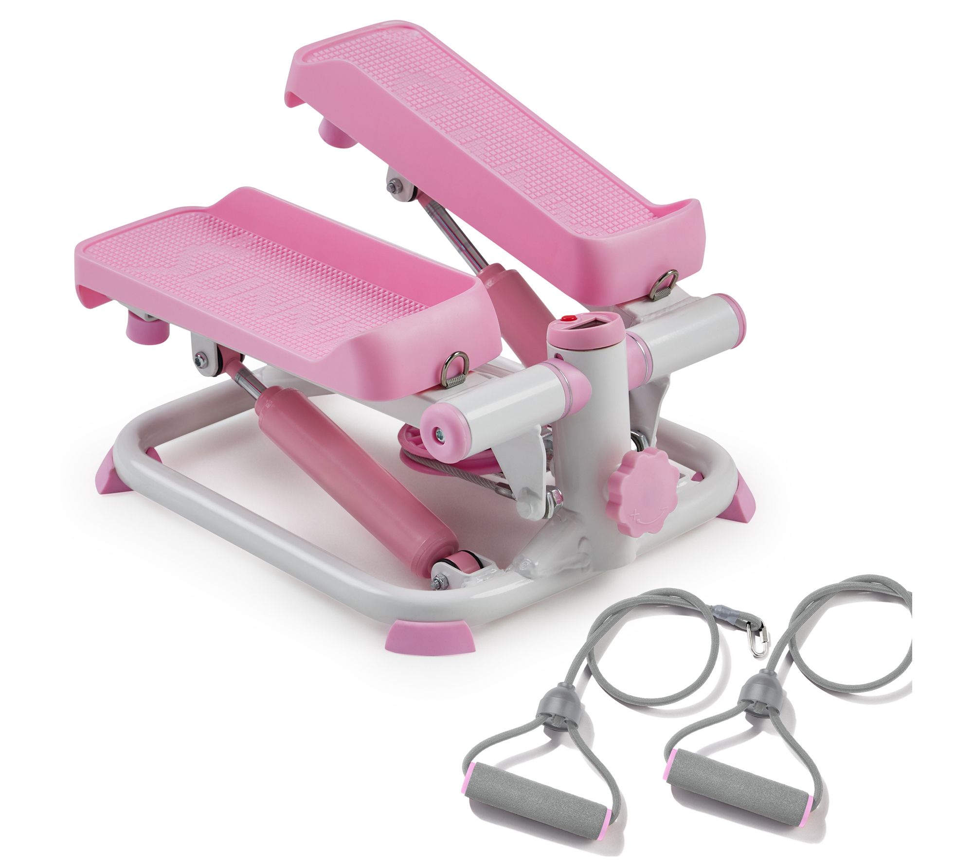 Sunny Pink Smart Mini Steppers w/ Resistance Band