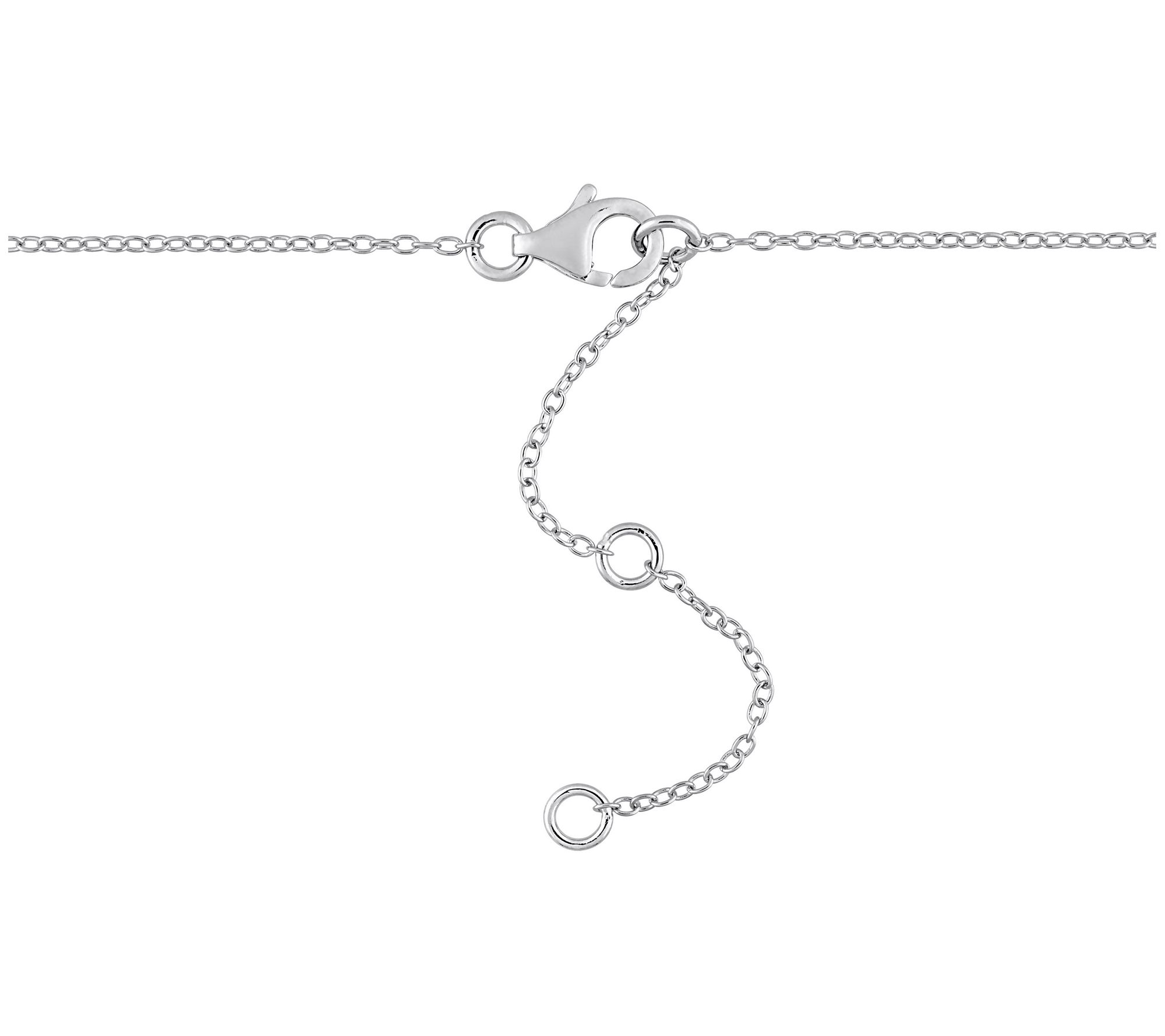 MoissanIce Moissanite Bracelet & Necklace Set, Sterling