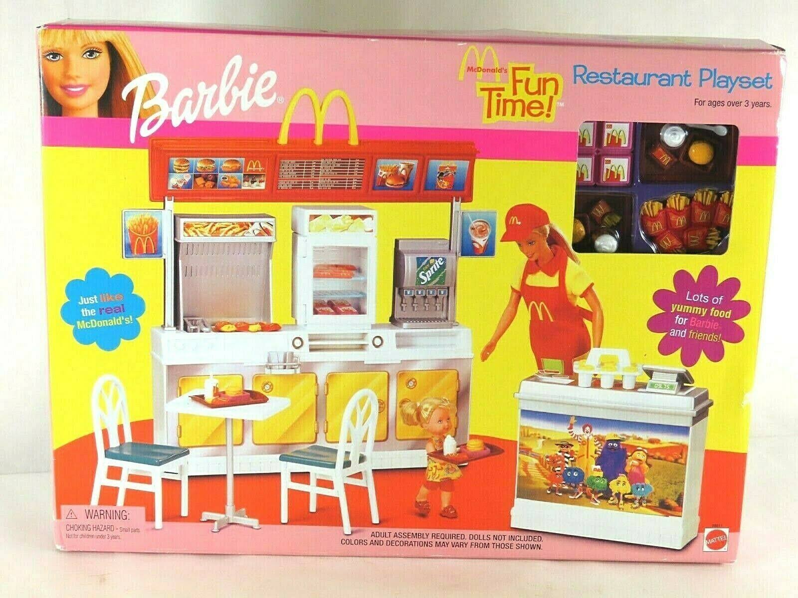 Barbie Mcdonald&s Fun Time Restaurant Playset
