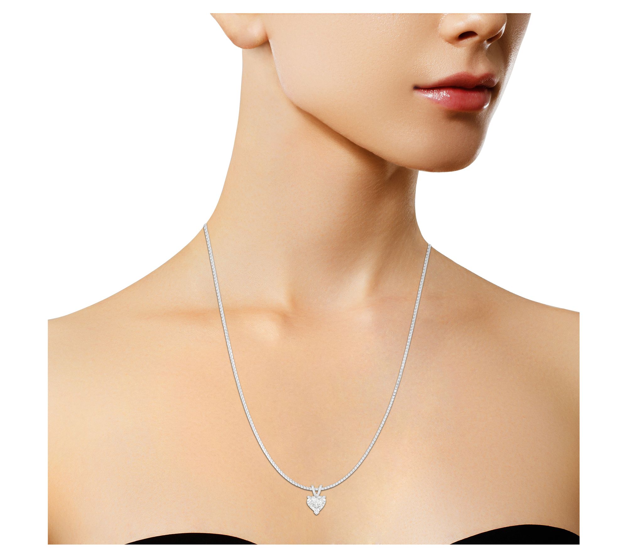 Haus of Brilliance 0.50 cttw Lab Grown DiamondNecklace, 14K