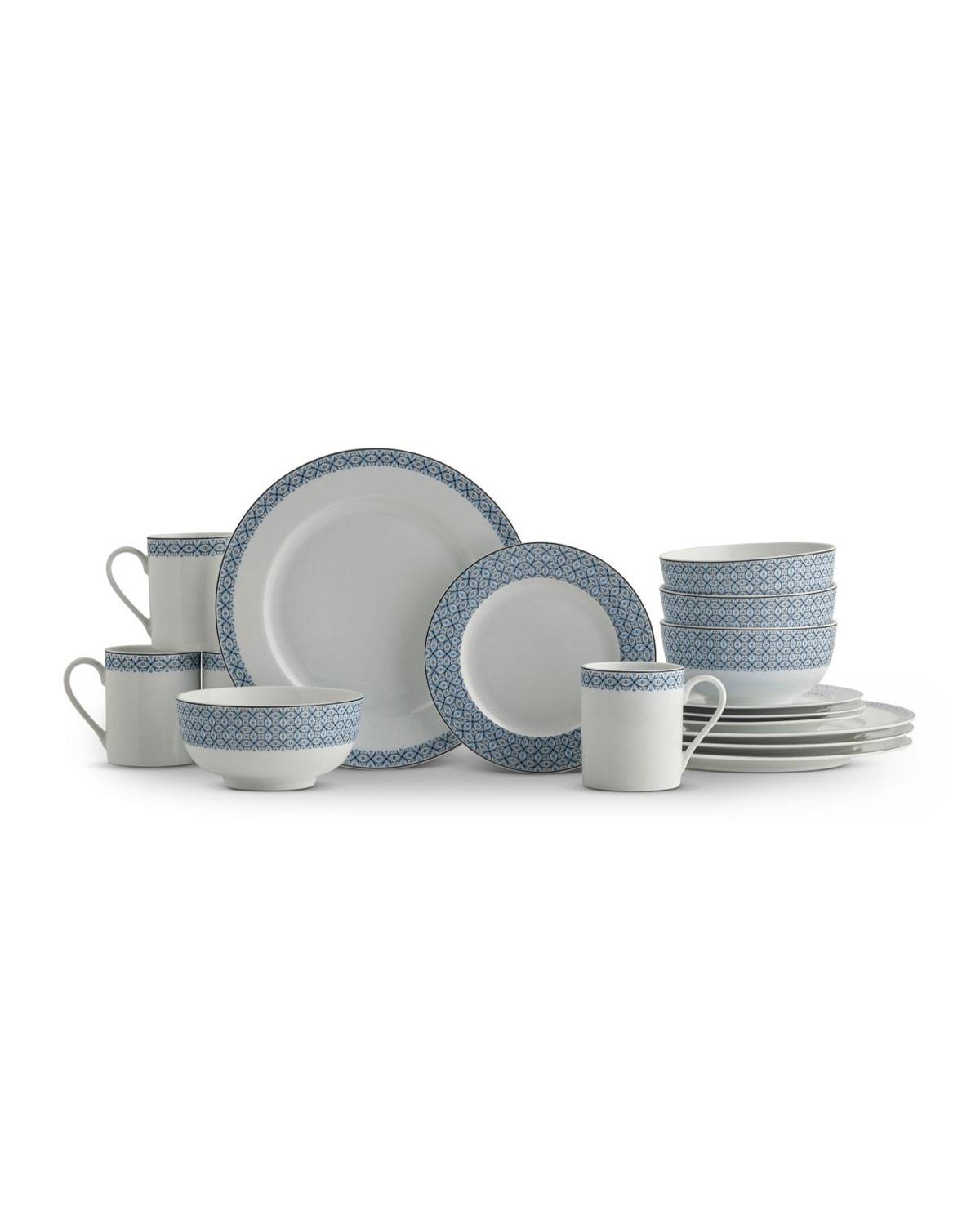 Spode Home Mallorca 16-Piece Dinnerware Set - White