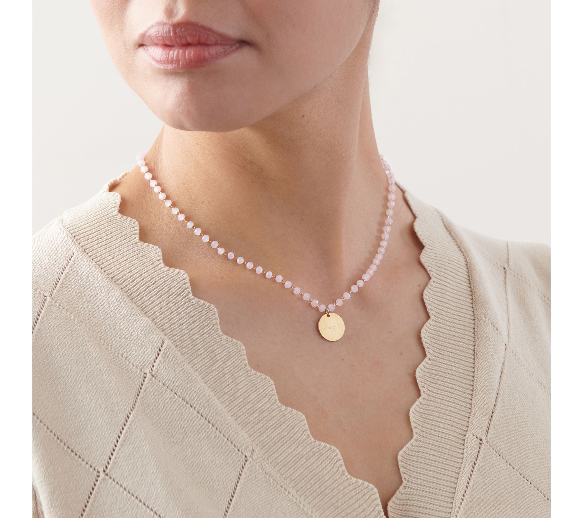 The Vintage Sparrow 14K Gold Plated Hope Necklace