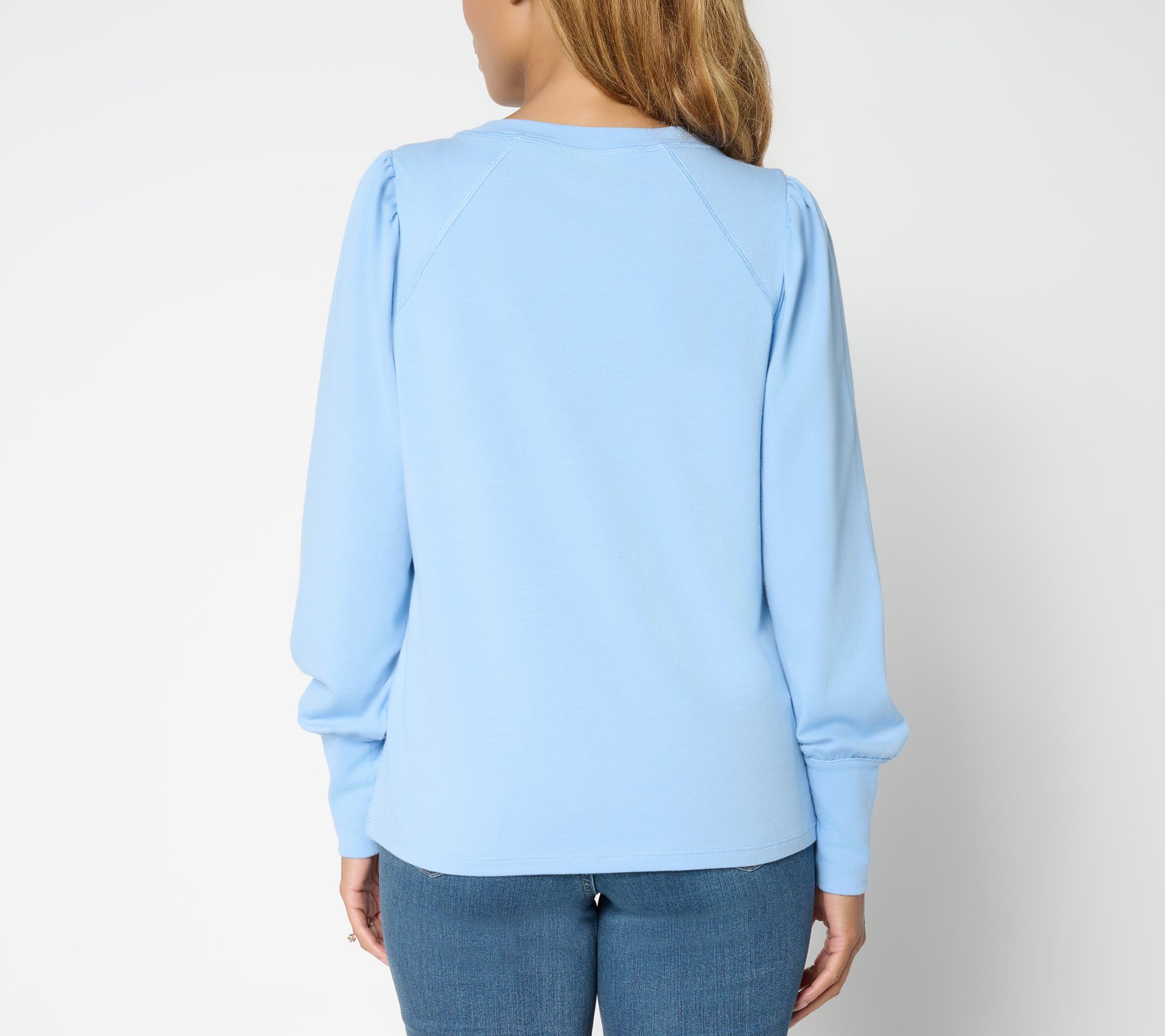 Studio Park x Amy Stran Puff Sleeve Baseball Tee