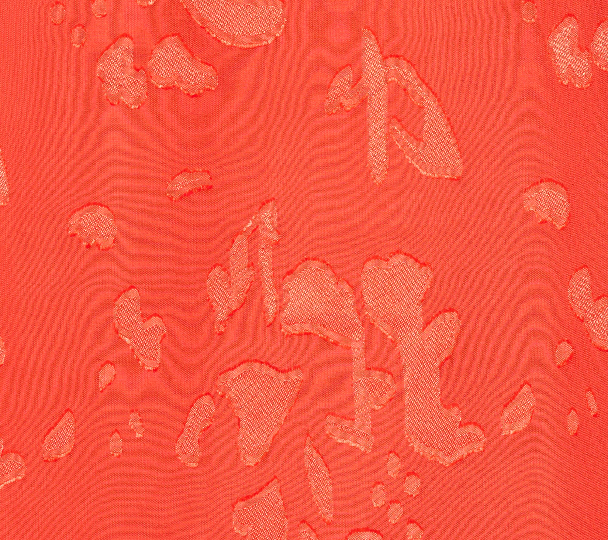 nicole by Nicole Miller Burn Out Chiffon w/Knit Tank Blouse