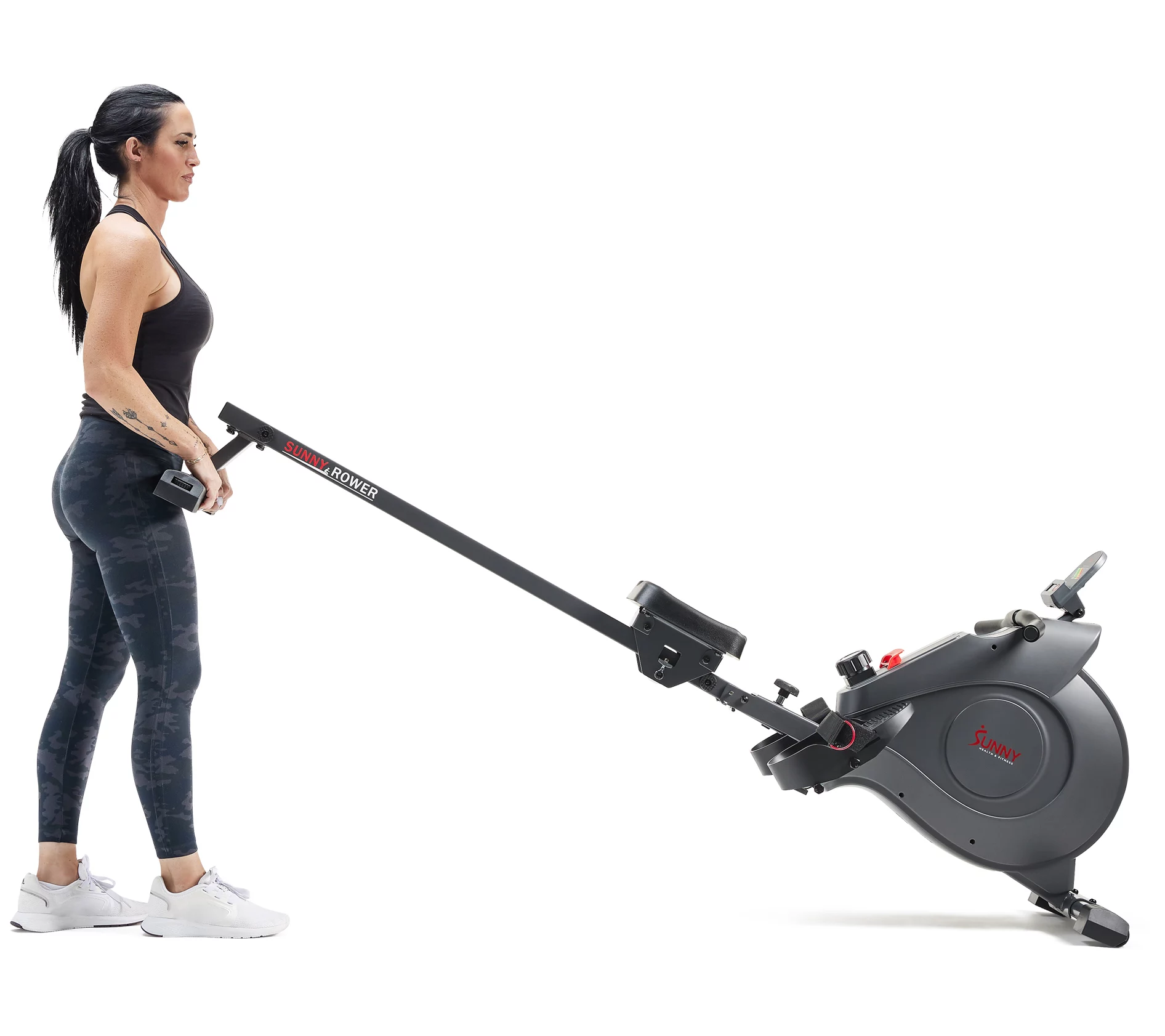 Sunny Health SMART Foldable Magnetic Rower