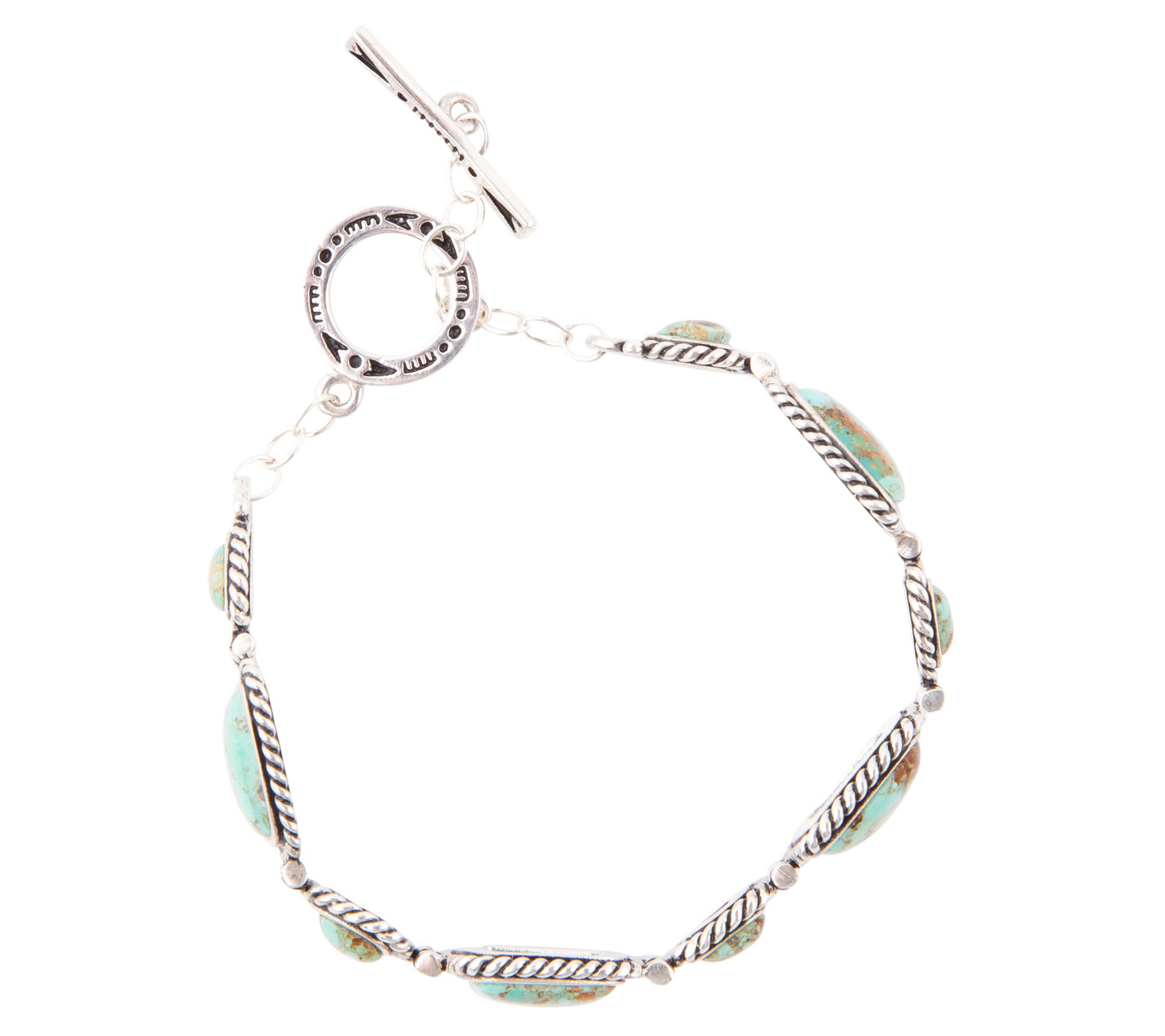 Barse Artisan Crafted Sedona Composite Turquoise Bracelet