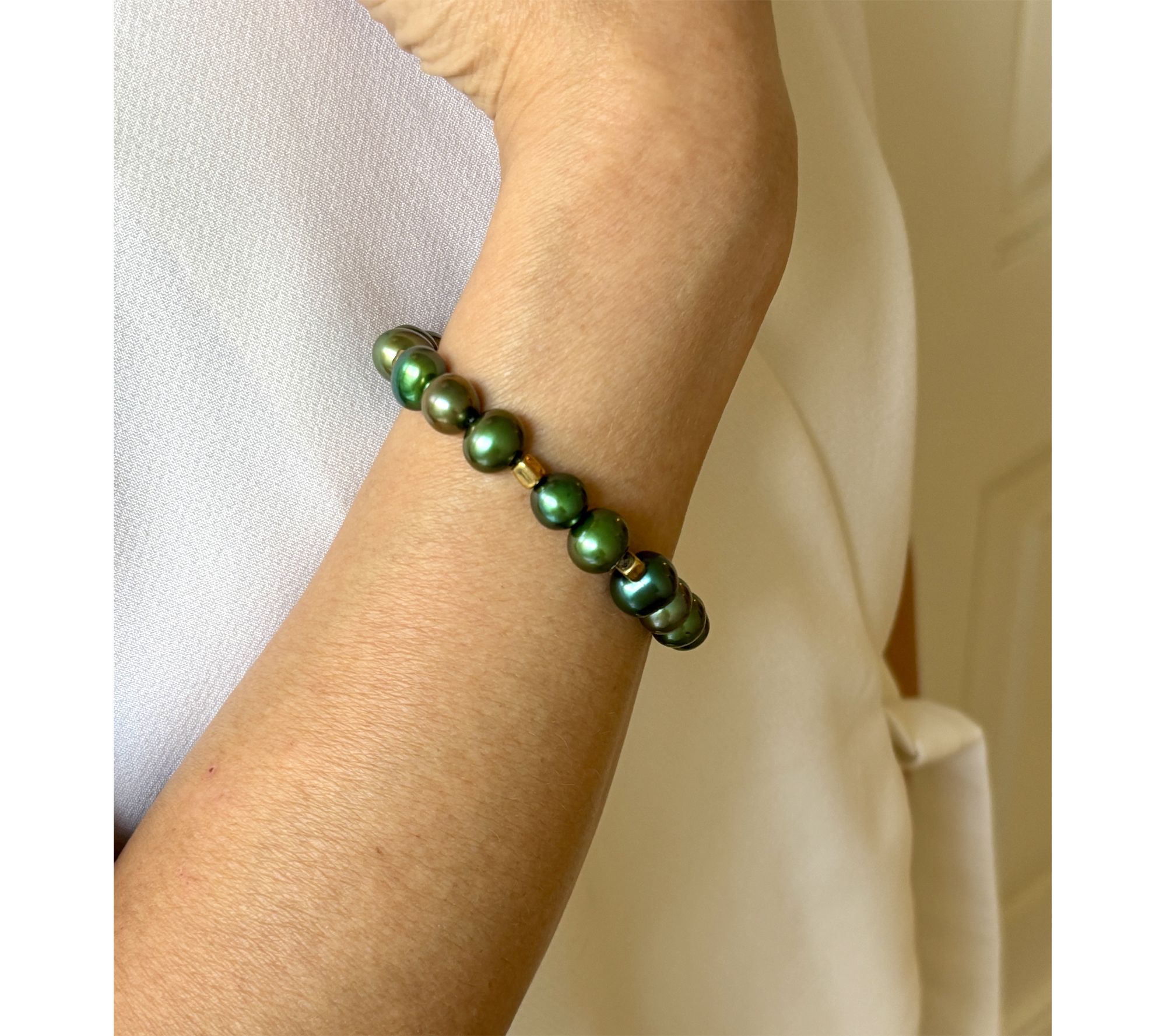 Alkeme Lore & Luster Dyed Cultured Pearl Bracelet
