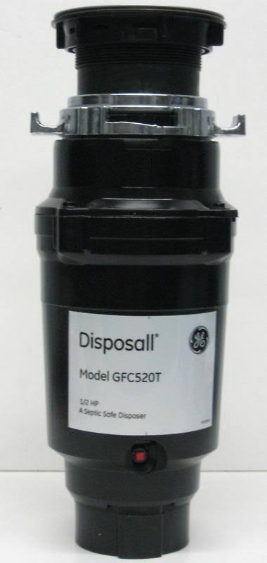 GE GFC520V Steel, Steel Garbage Disposal - Black