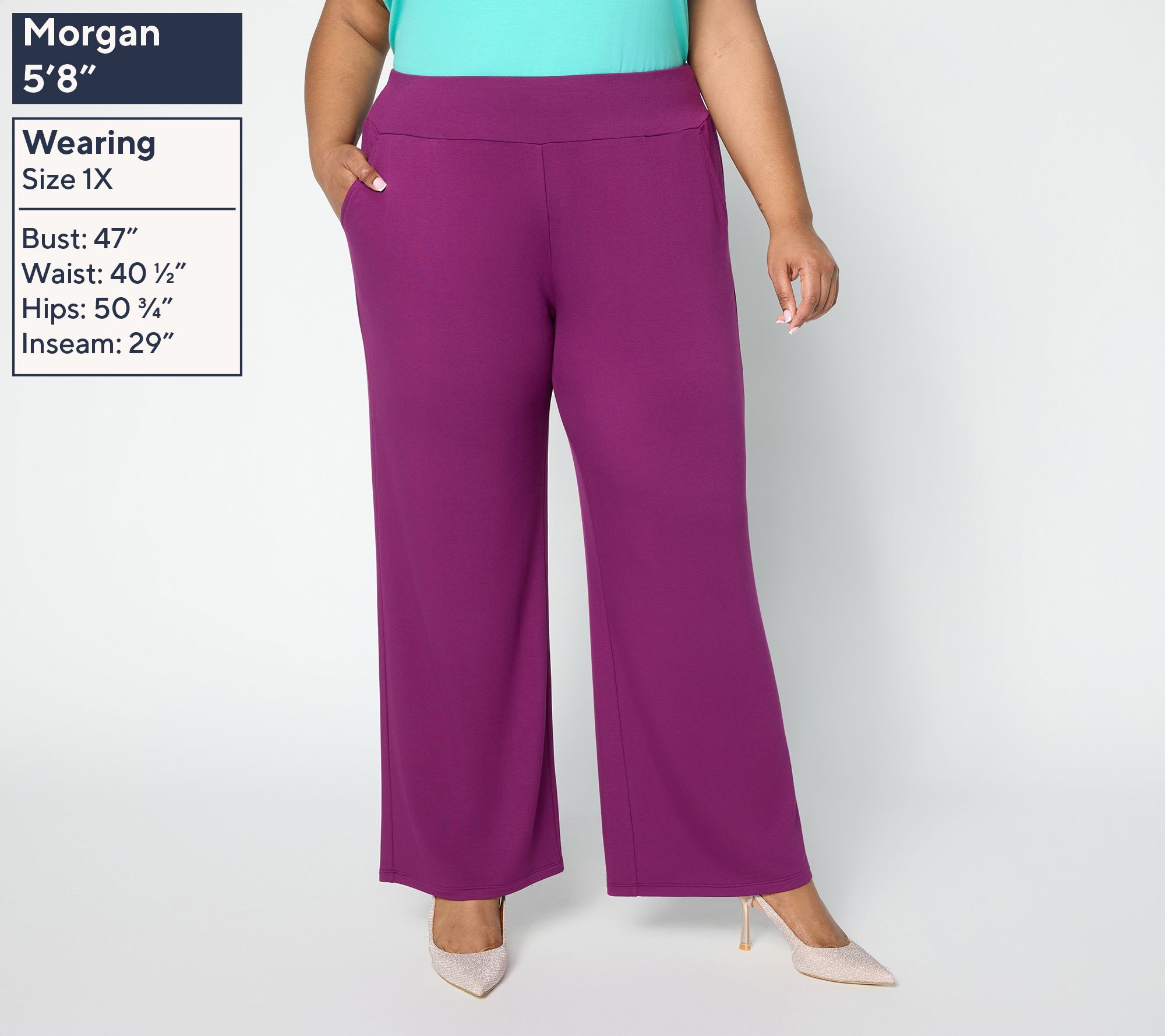 Brandis Dress Out Loud Regular Acquitted Knit Wide Leg Pants