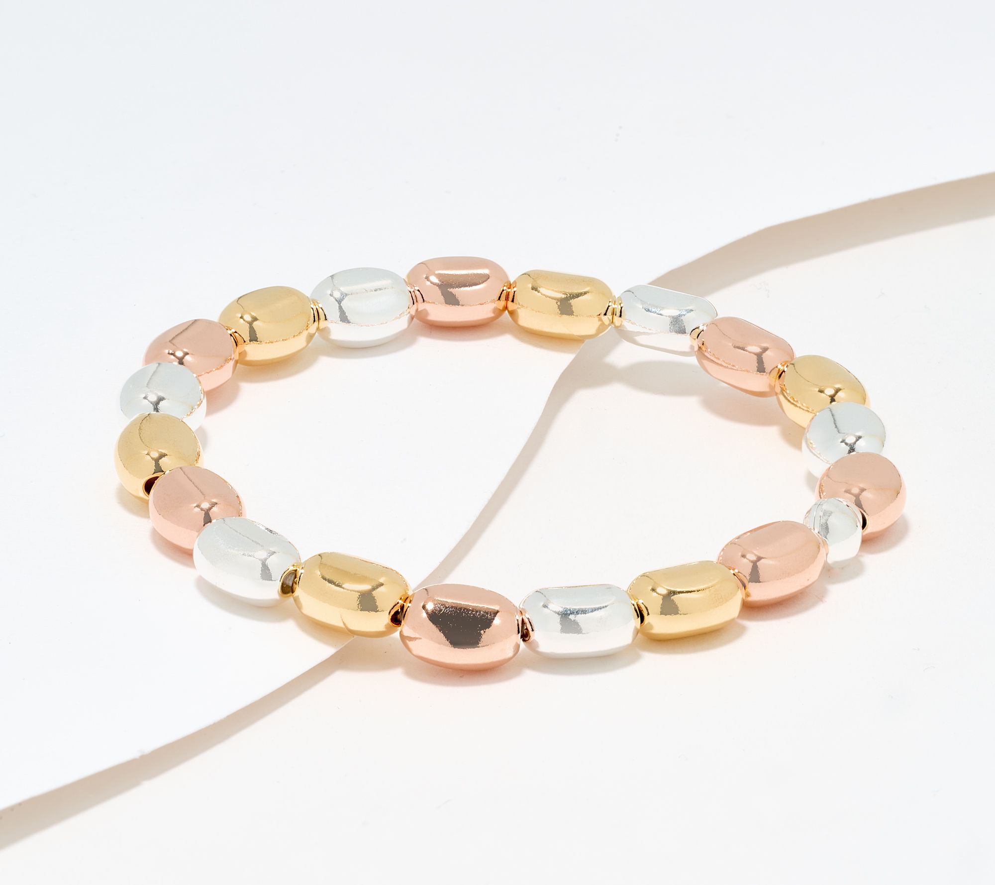 UltraFine 950 Silver Nugget Stretch Bracelet