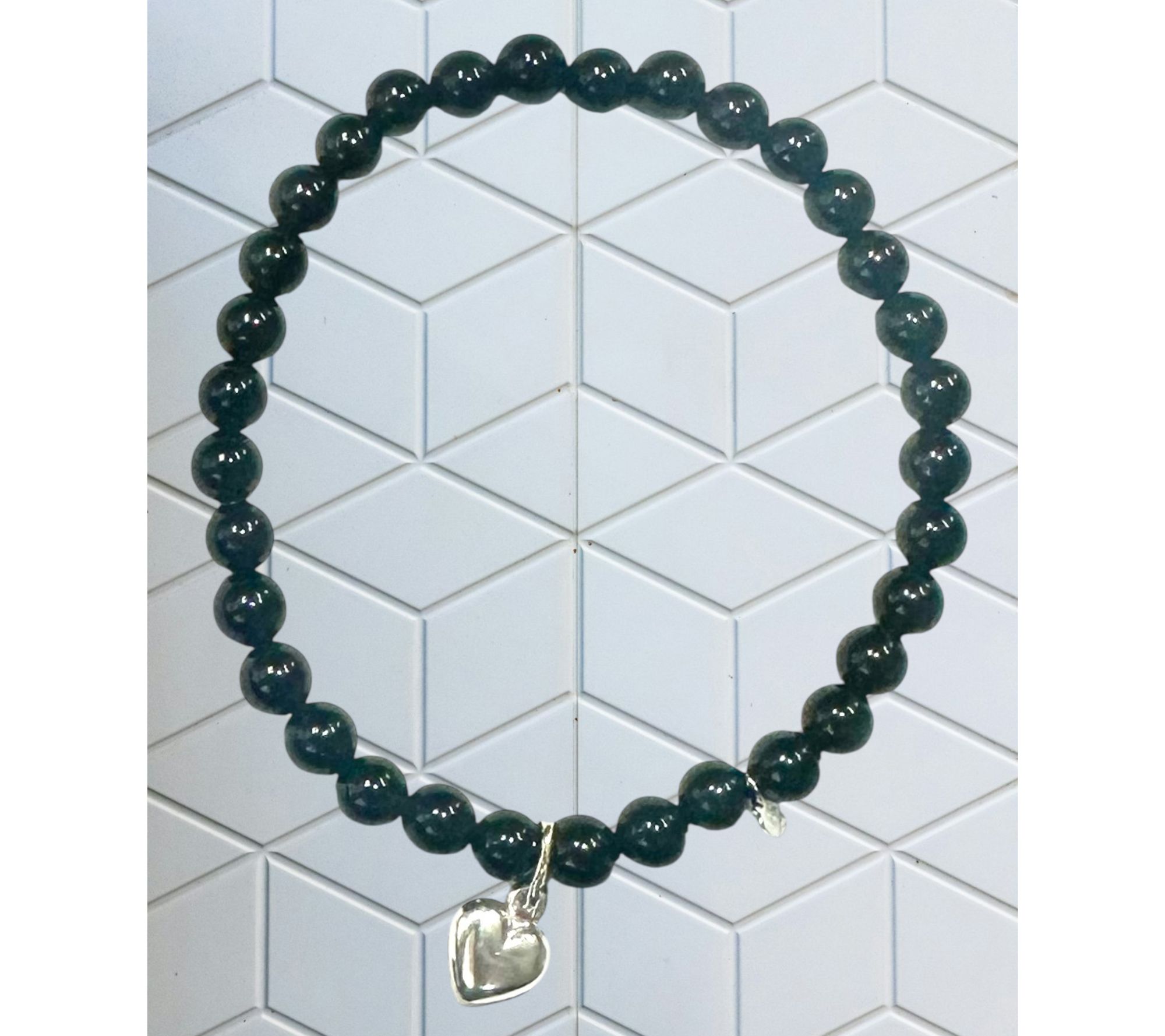 Alkeme Sterling Silver Onyx Charm Bracelet
