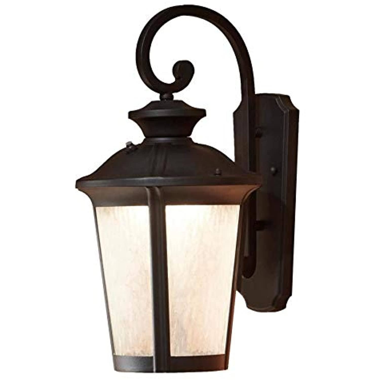 Allen + Roth Dashwood 18.5-in H Black LED Outdoor Wall Light 41681