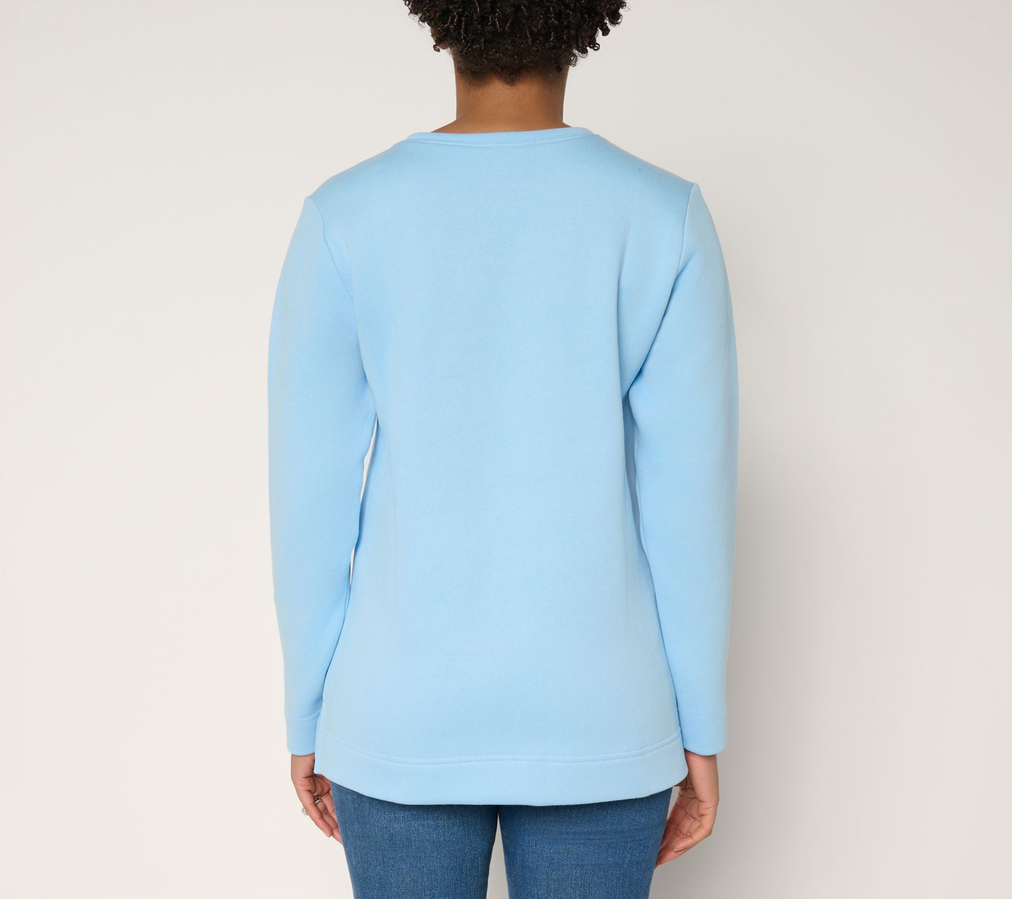 Quacker Factory Merry and Bright Long Sleeve Sweatshirt