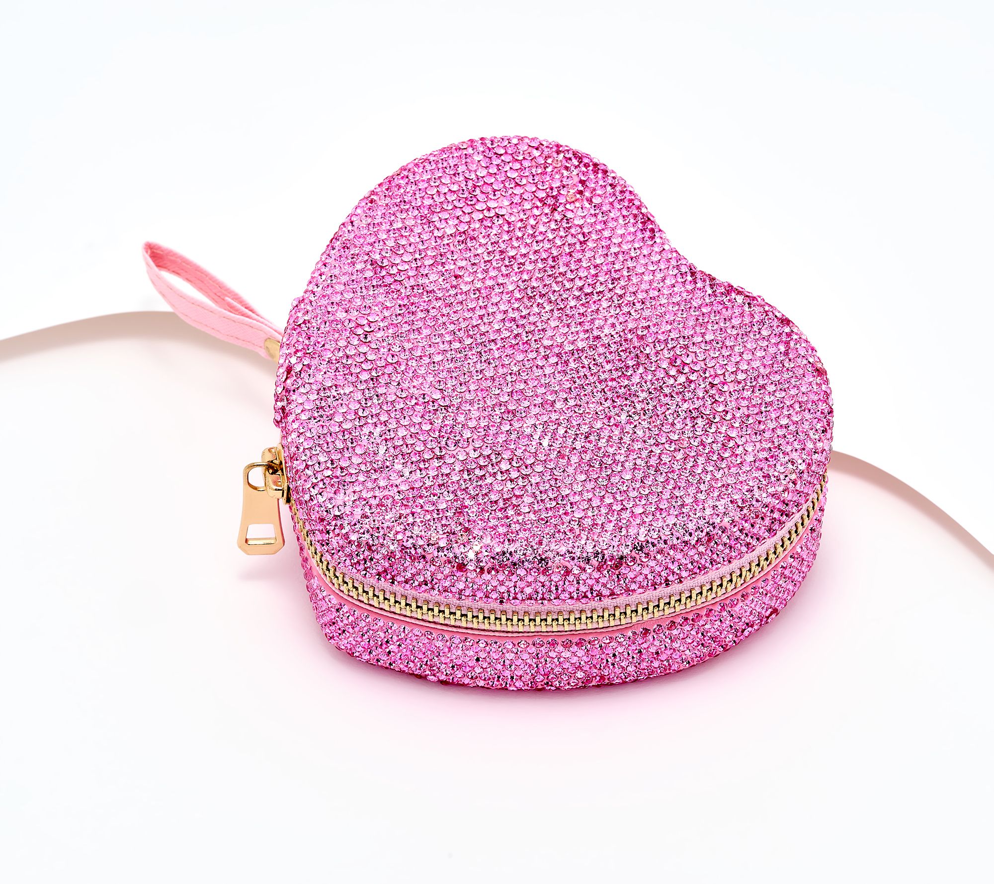 Diamonique Set of 3 Prong Set Stud Earrings with Heart Case