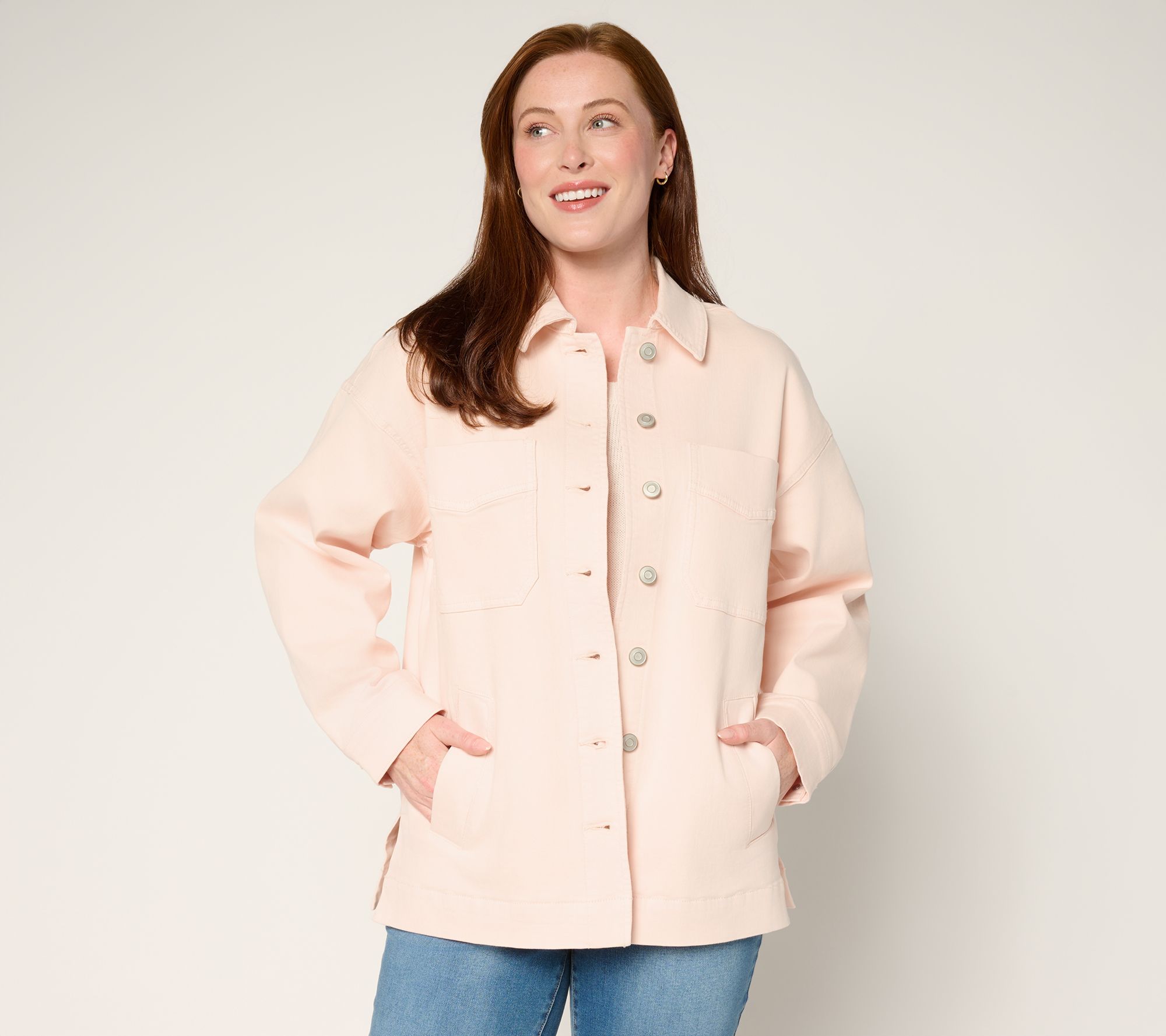 Ree by The Pioneer Woman Button Front Chore Jacket
