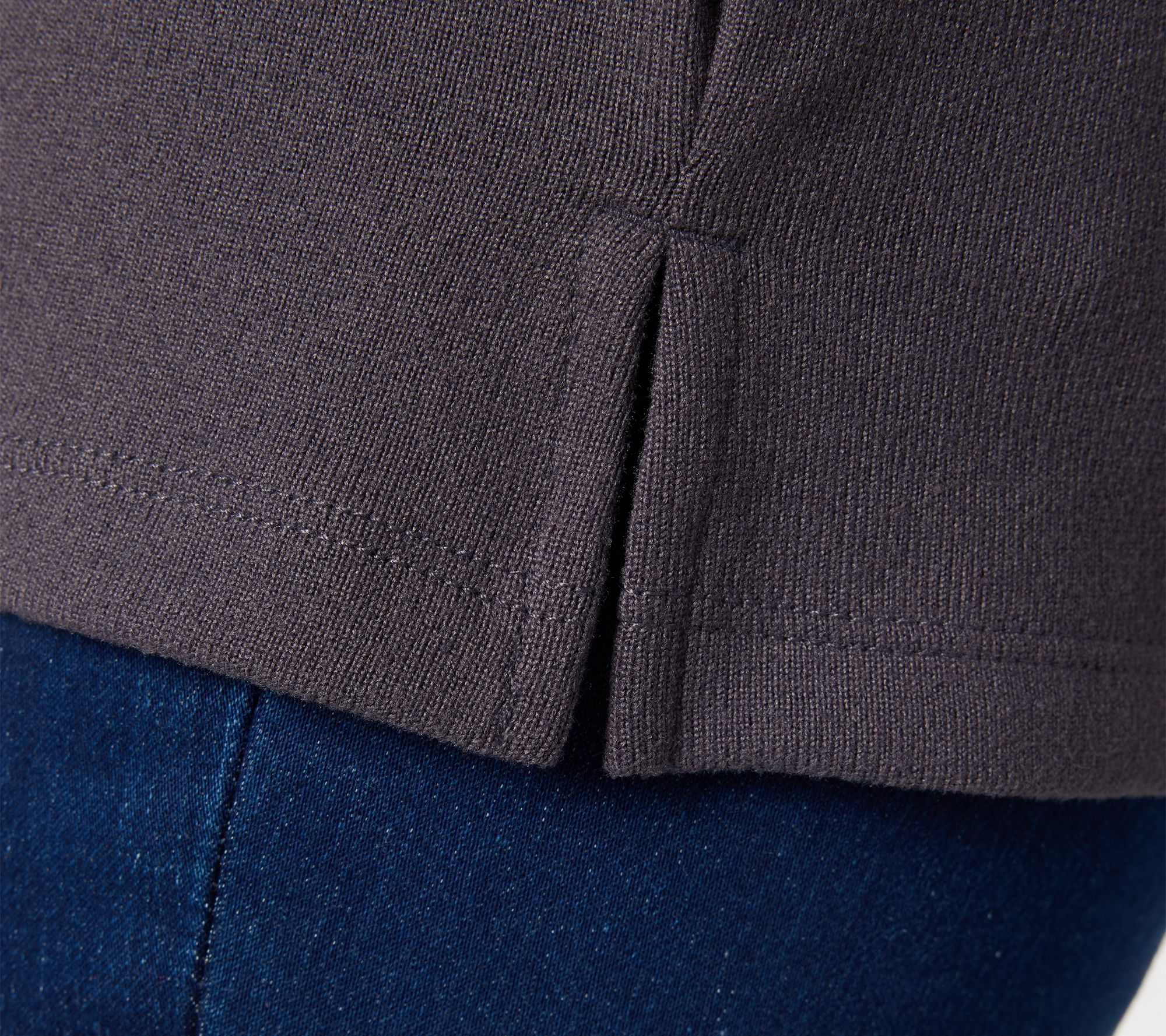 Denim & Co. Essentials Heavenly Jersey 2-Pack V-Neck Tunics