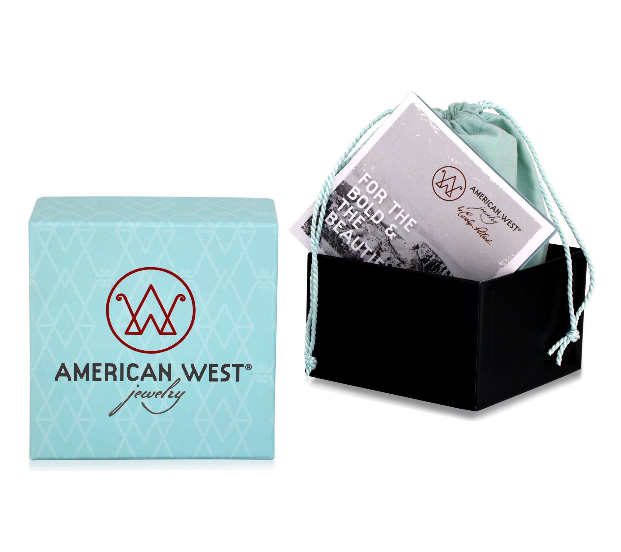 American West Sterling Gemstone Concha Leather Bracelet