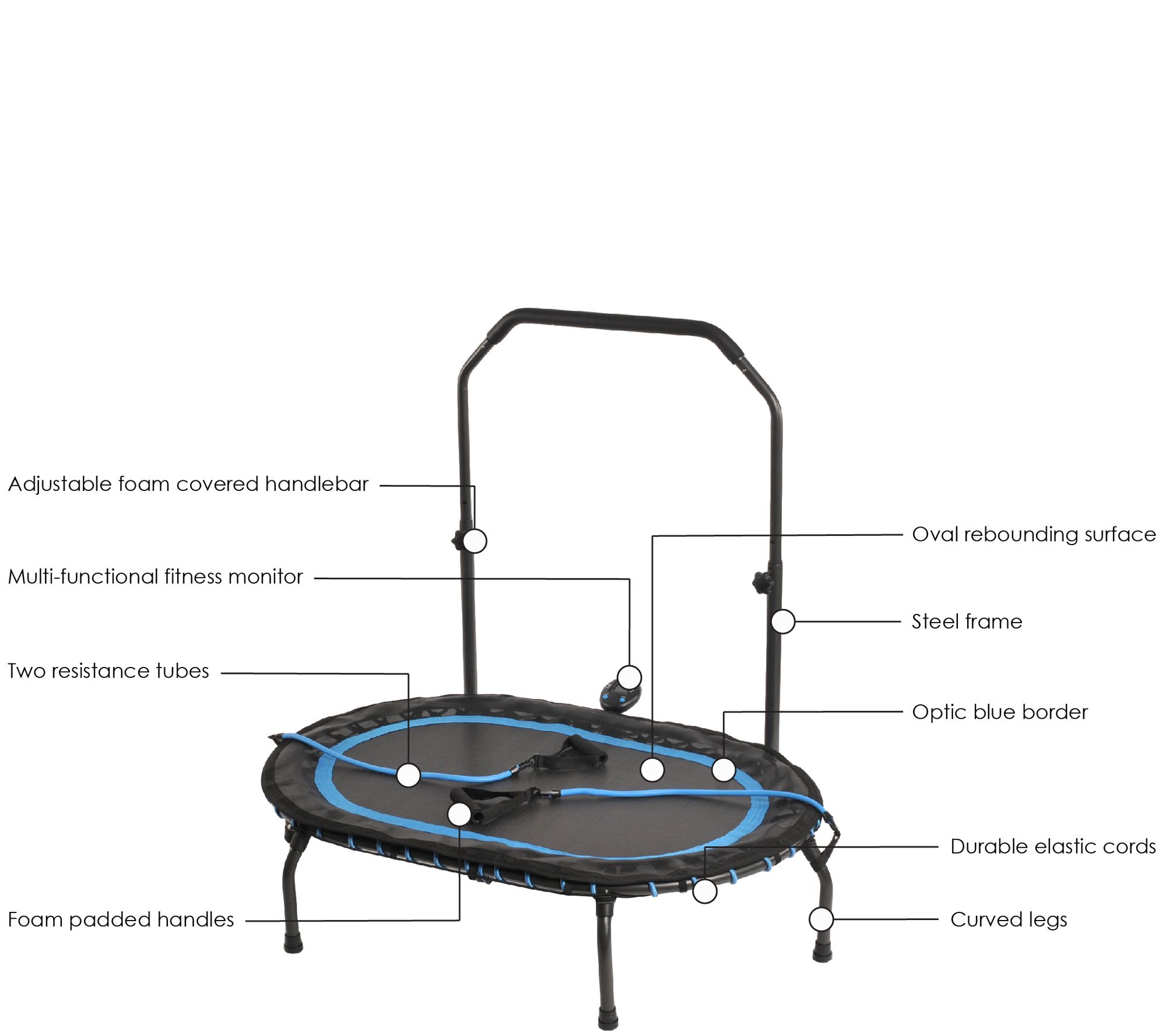 Stamina InTone Oval Fitness Trampoline