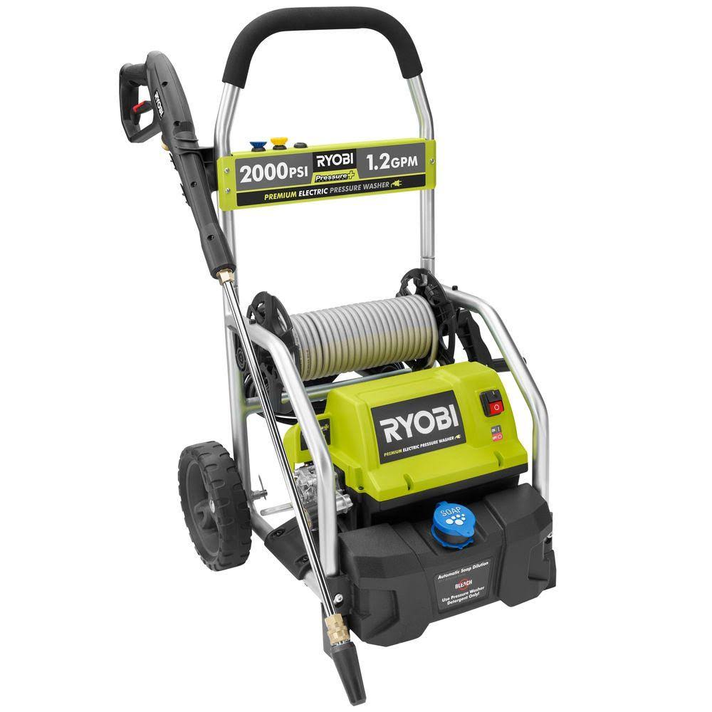 Ryobi ZRRY141900 2,000 PSI 1.2 GPM Electric Pressure Washer