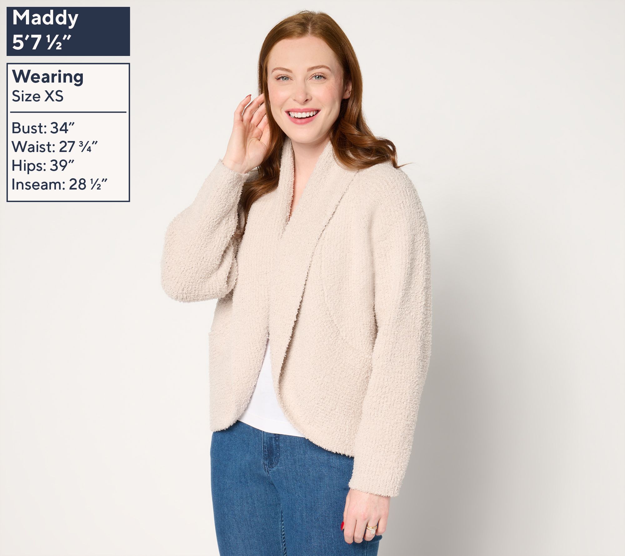 Barefoot Dreams CozyTwist Cocoon Cardigan