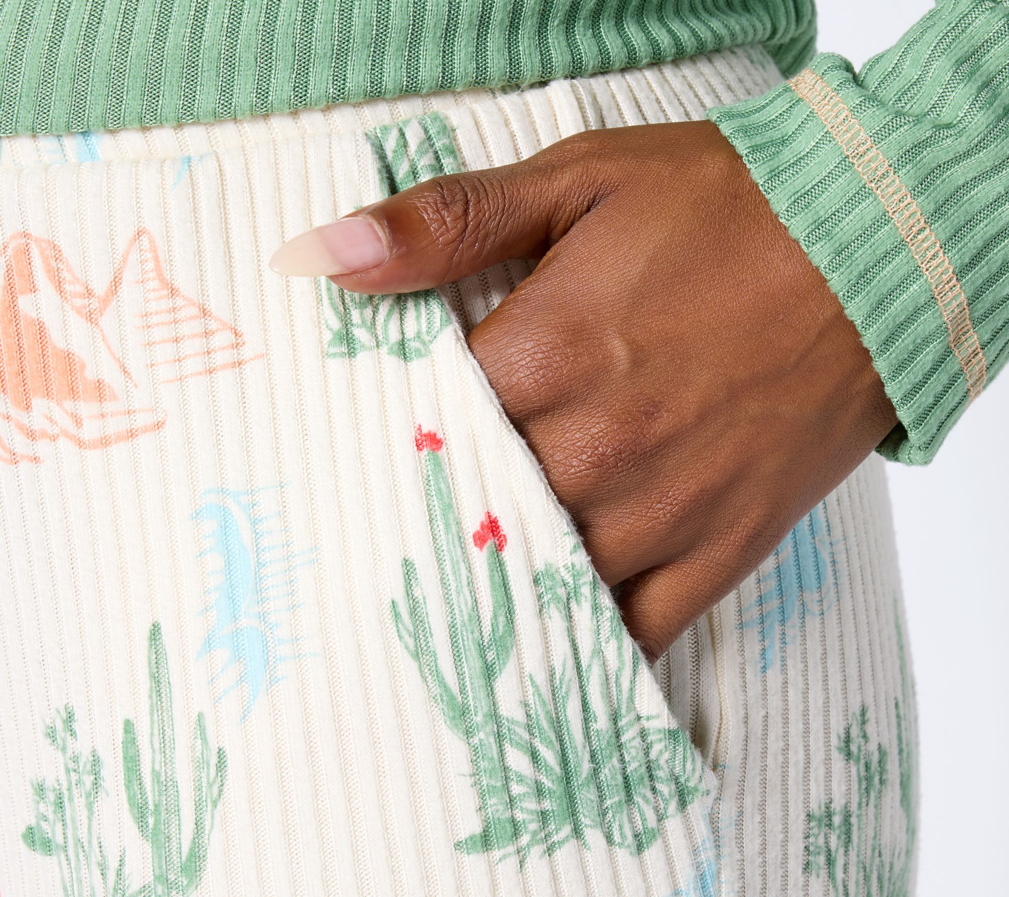 MUK LUKS Butter Knit Western Prairie Pajama Set