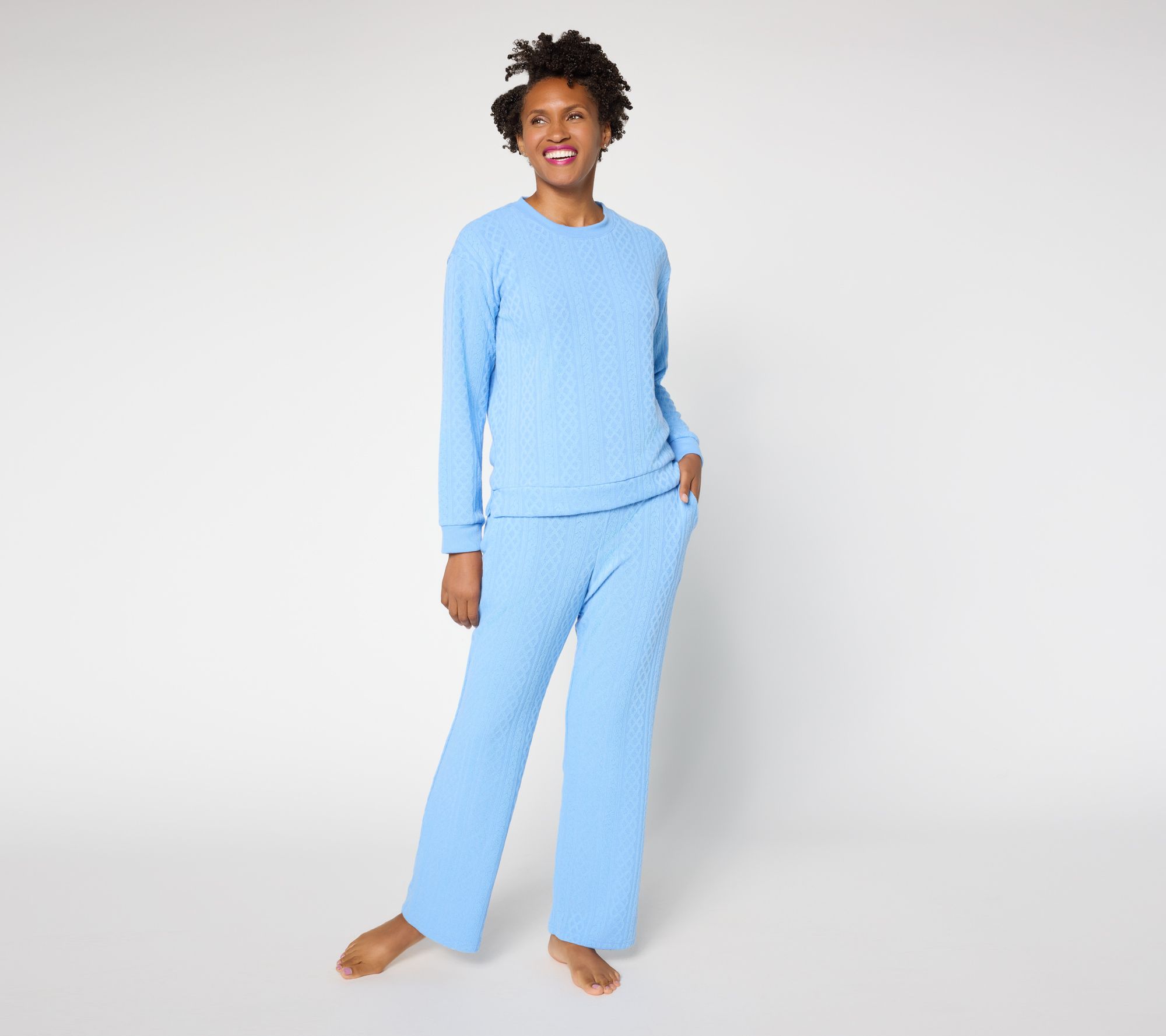 MUK LUKS Sweater Soft Lounge Set