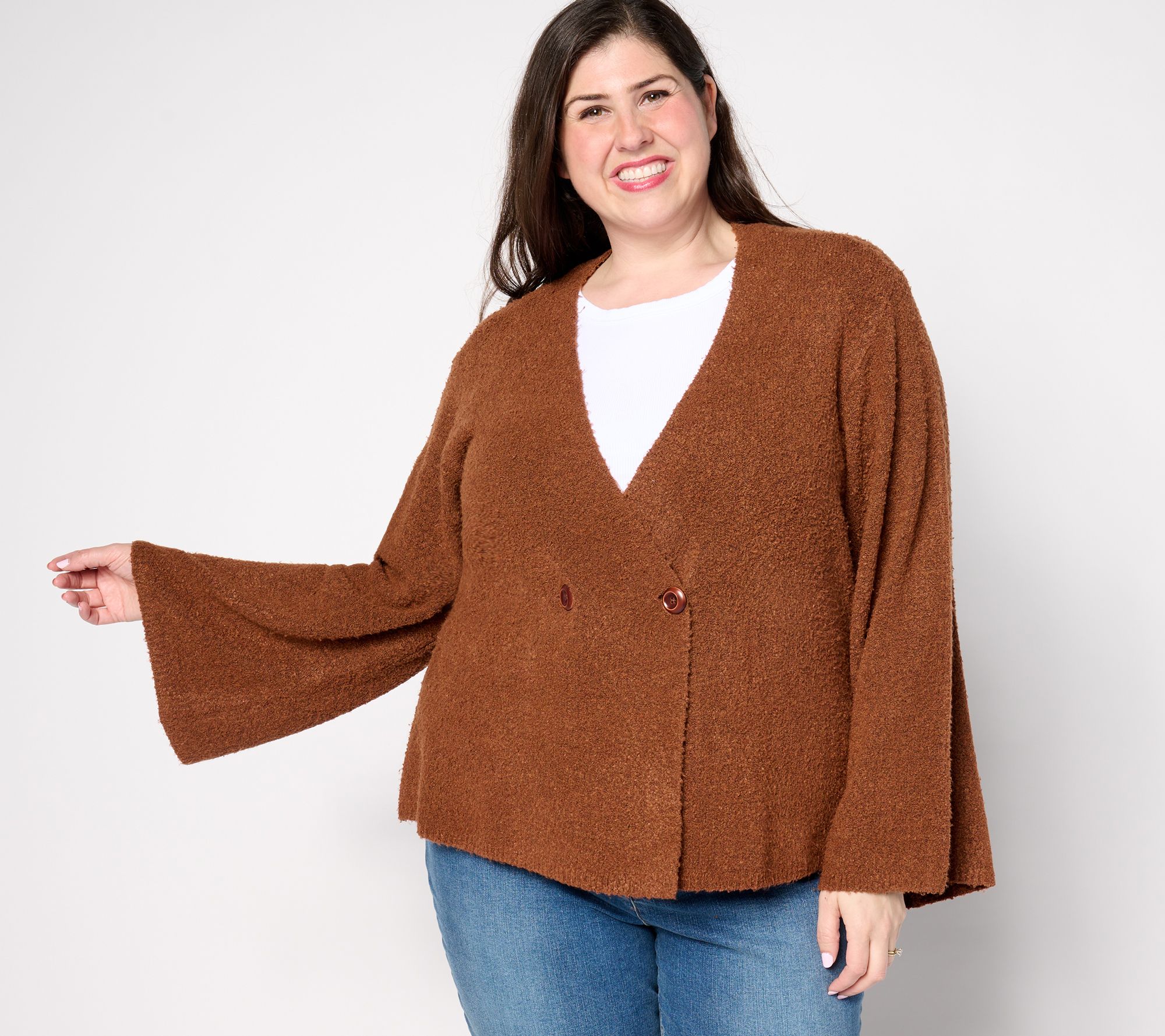 Me by Jennie Garth Beacon Button Front Cardigan