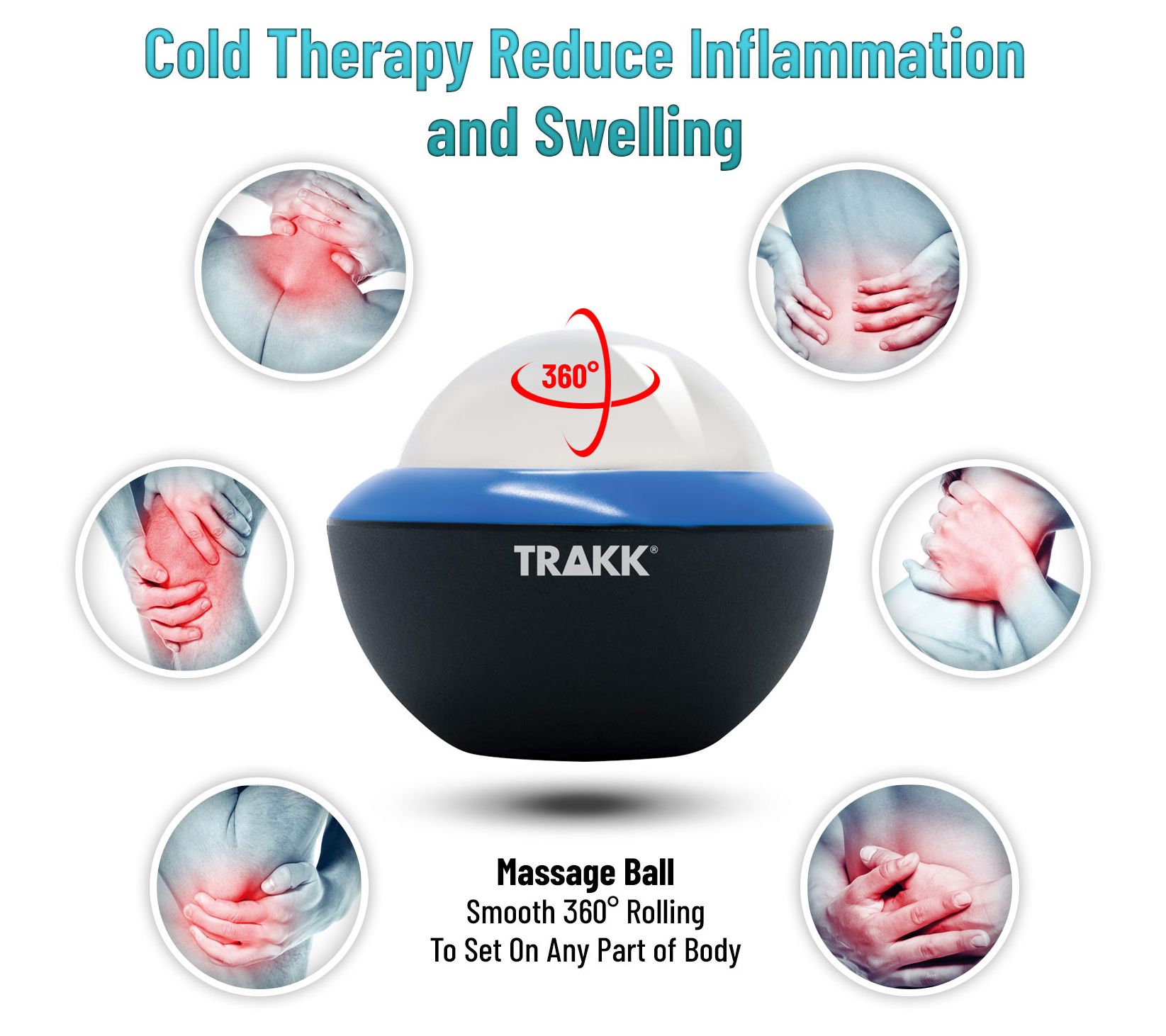 TRAKK Ice Therapy Massage Roller