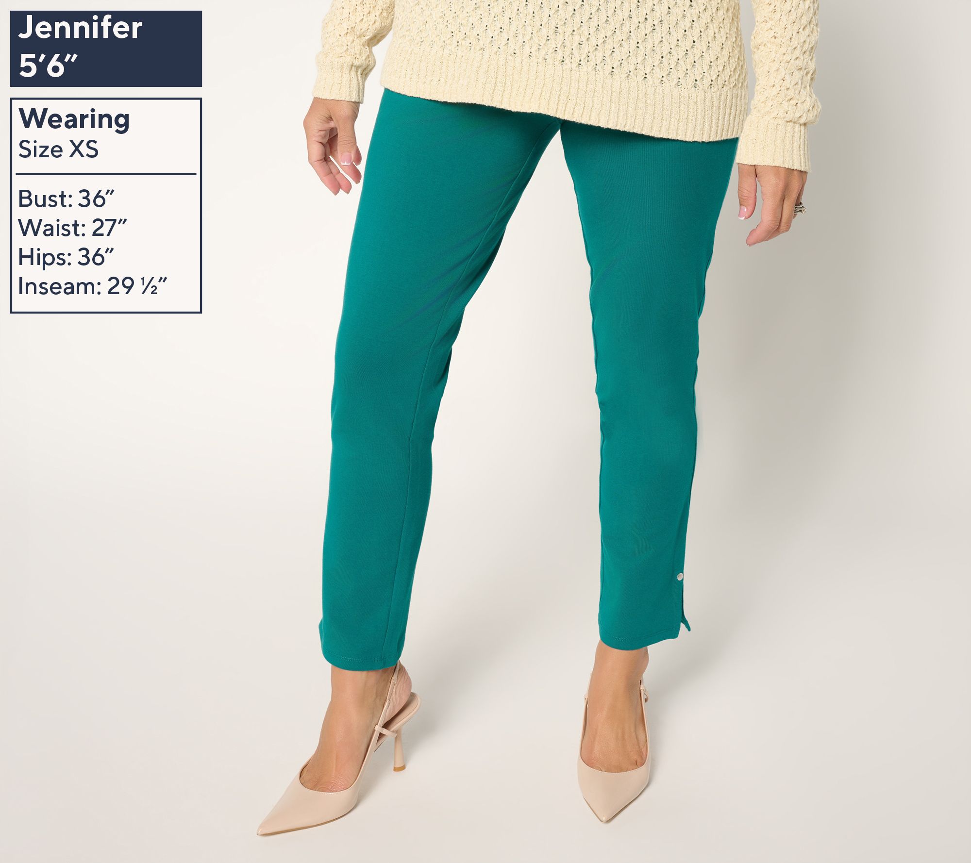 Women with Control Petite 86/14 Straight Leg Ankle Pants