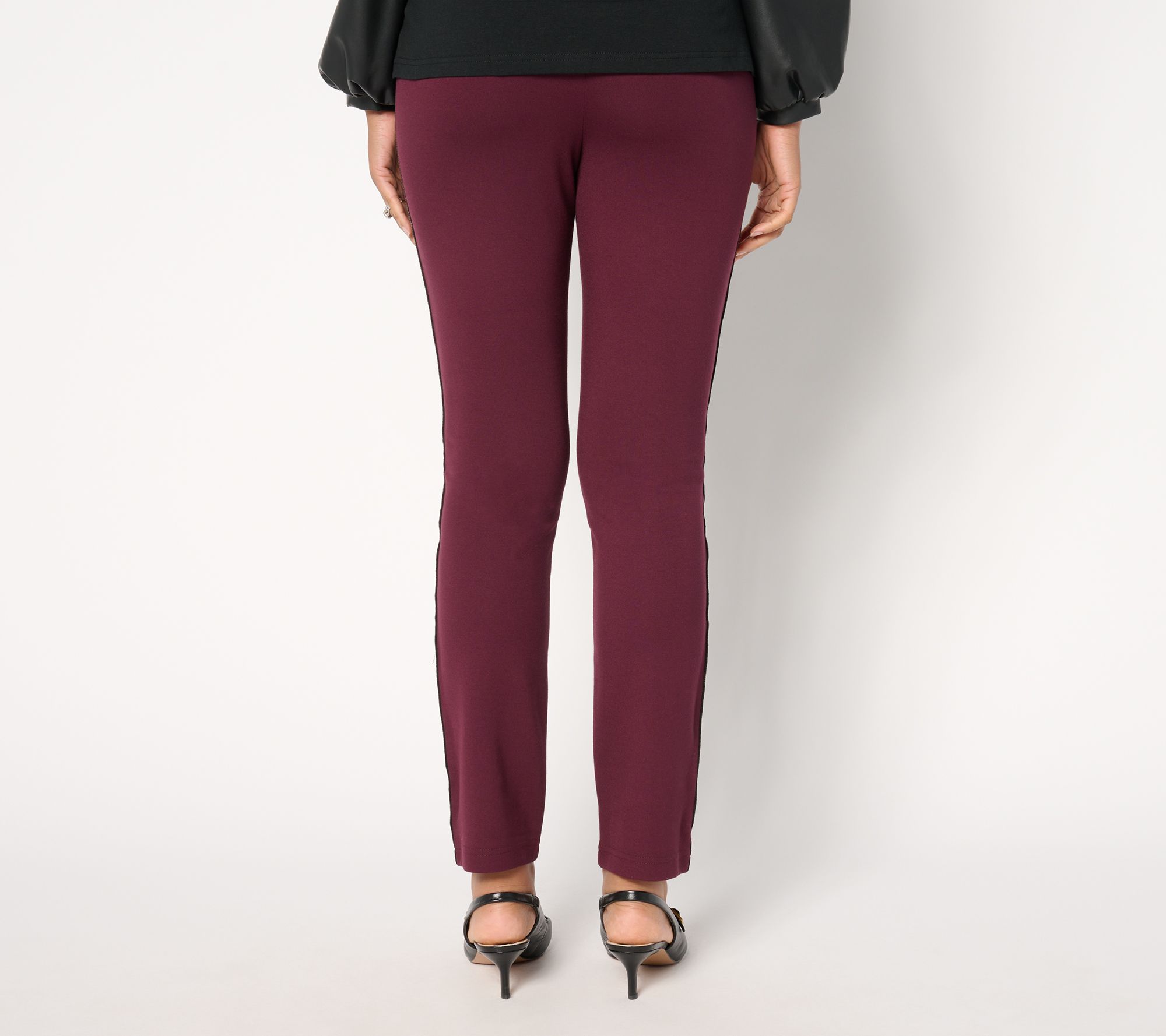 Jingle Belles by Kim Gravel Regular Ponte Bling Hollywood Waist Pant