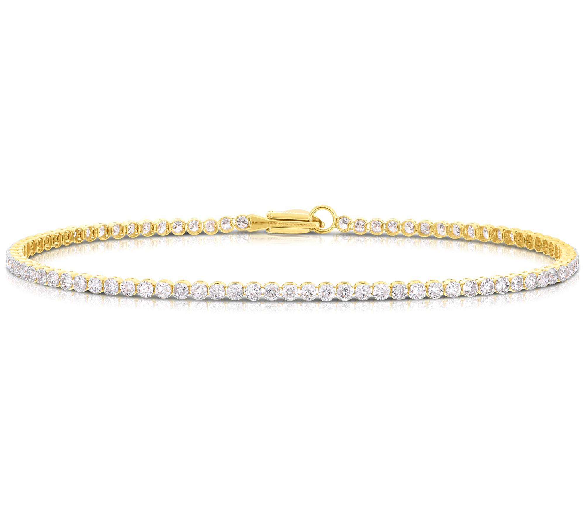 Affinity Diamonds 1.00 cttw Tennis Bracelet, 14K Gold