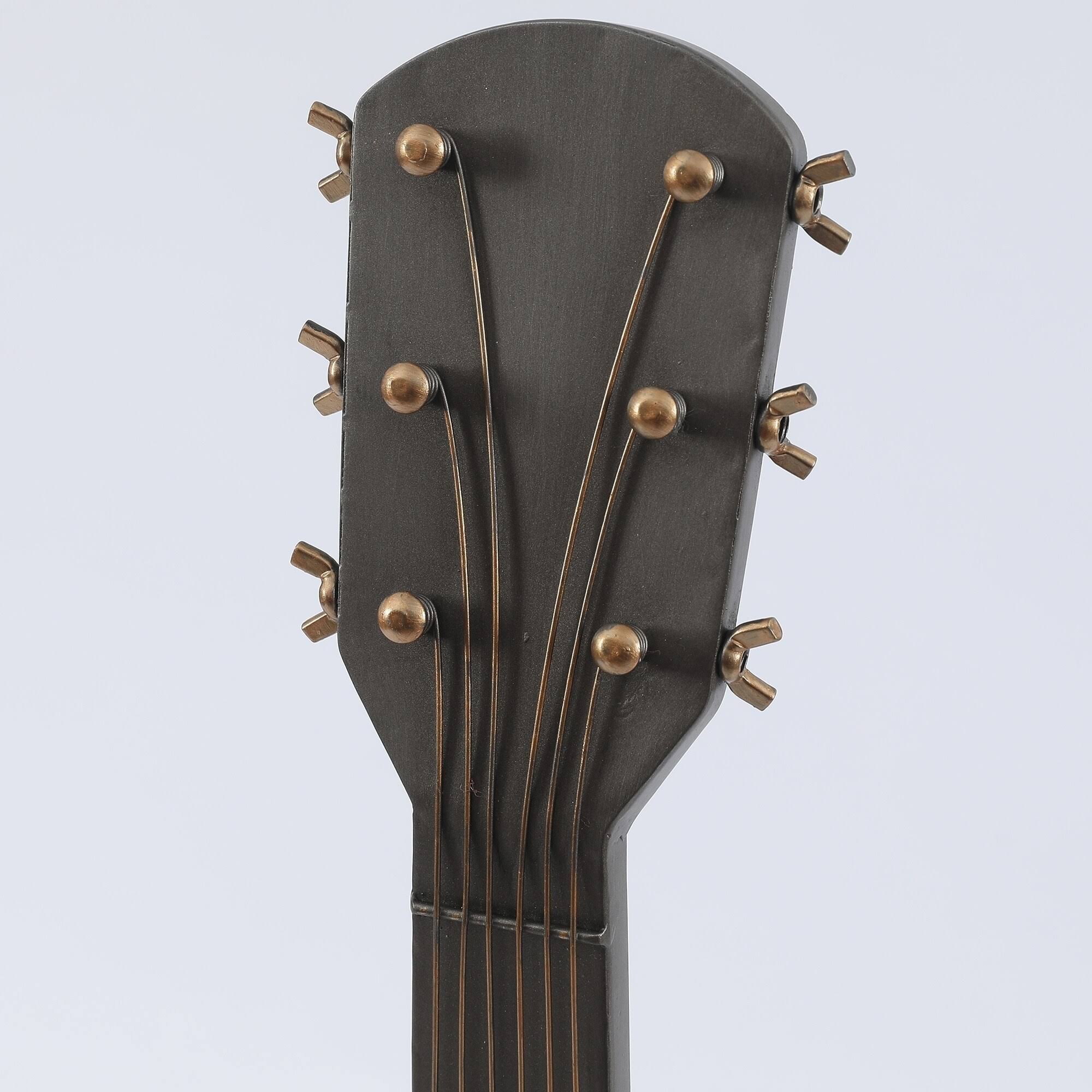 Luxen Home WHA764 Metal Guitar Wall Clock