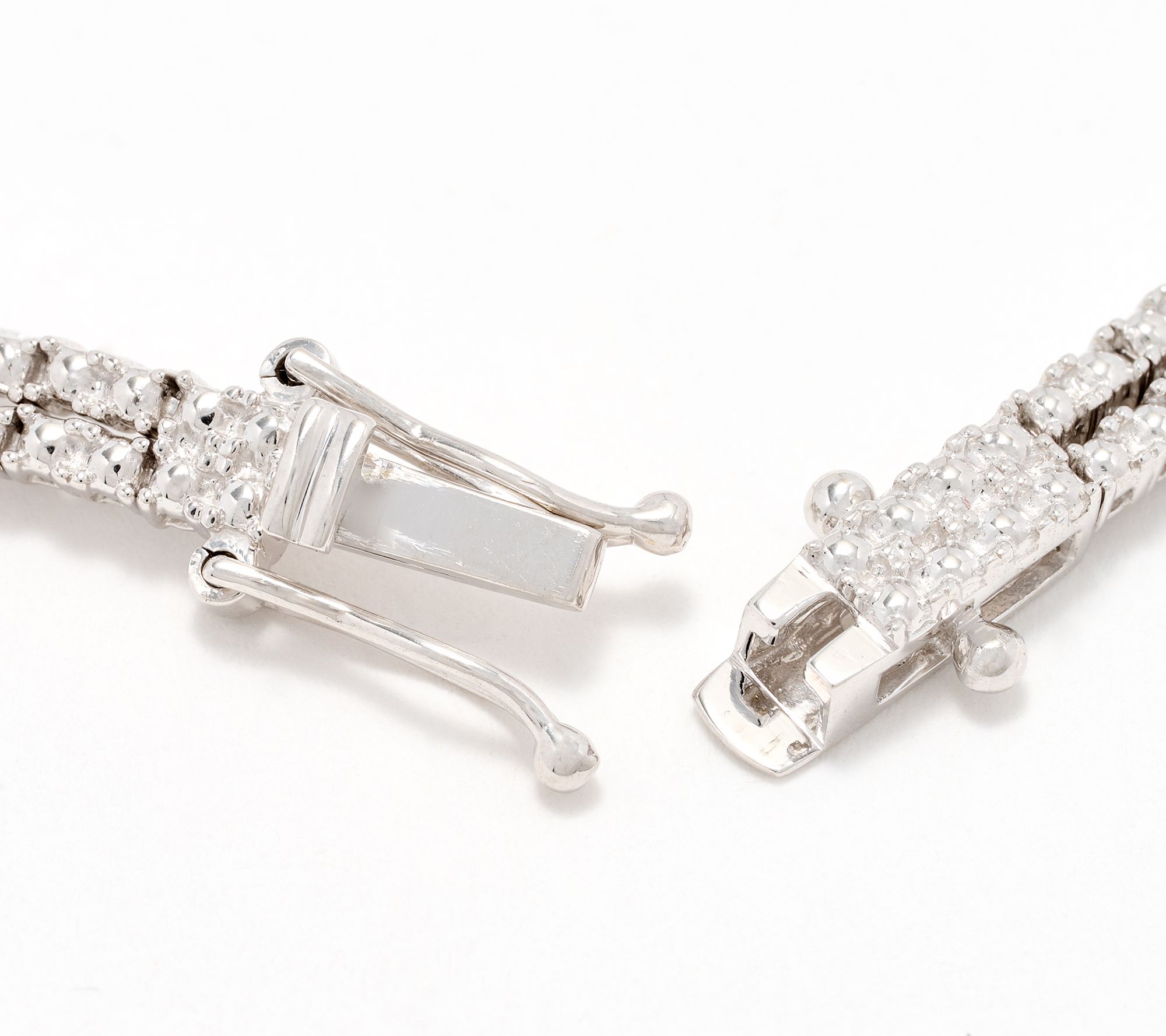 Affinity Diamonds Station Layered 1.50 cttw Bracelet, 14K