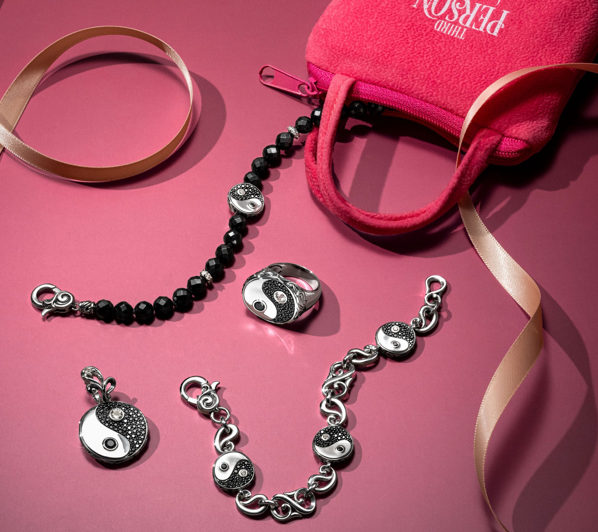 Third Person Sterling Silver Creative Soul Yin Yang Bracelet