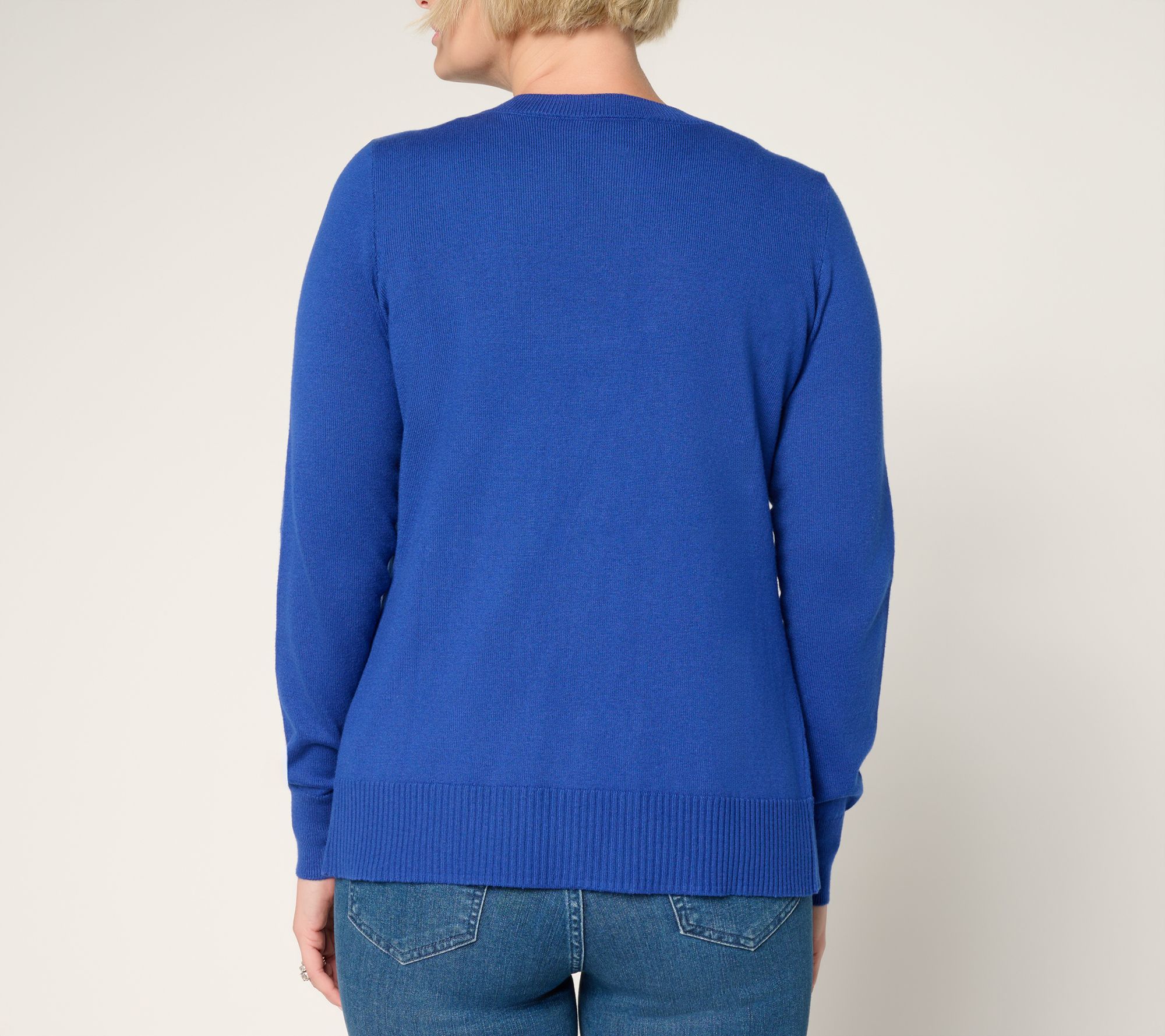 Denim & Co. Essentials Cardigan/Tank Sweater Twin Set