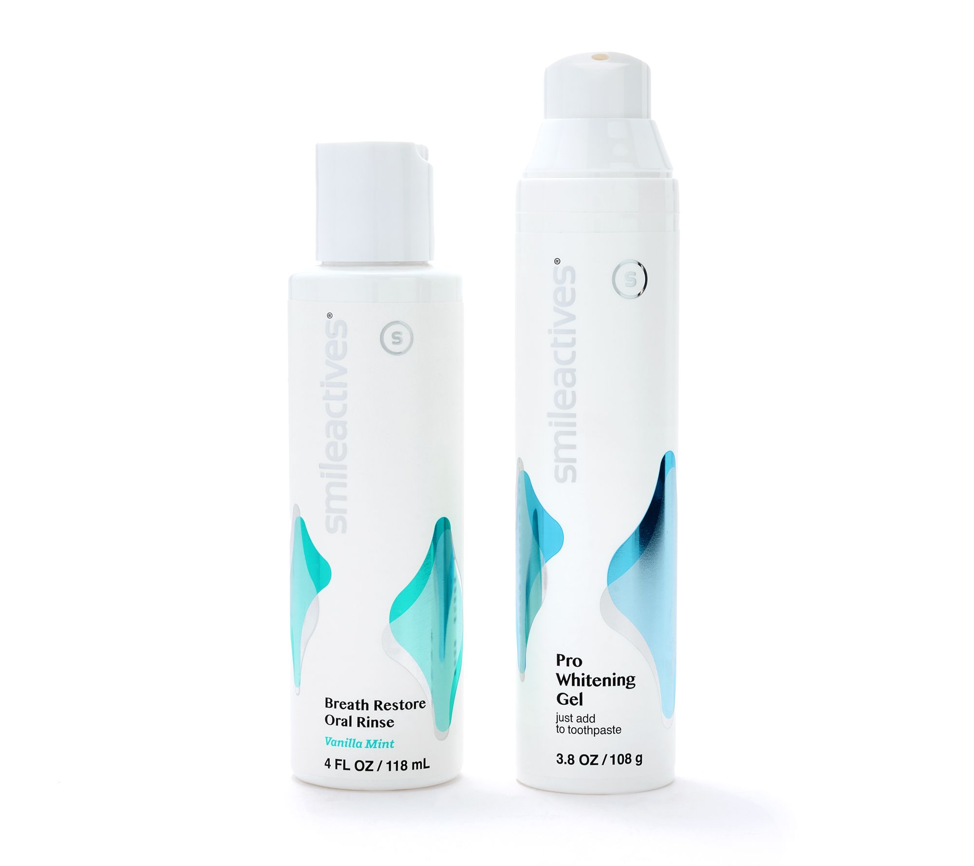 Smileactives Breath Restore Oral Rinse + Pro Whitening Gel