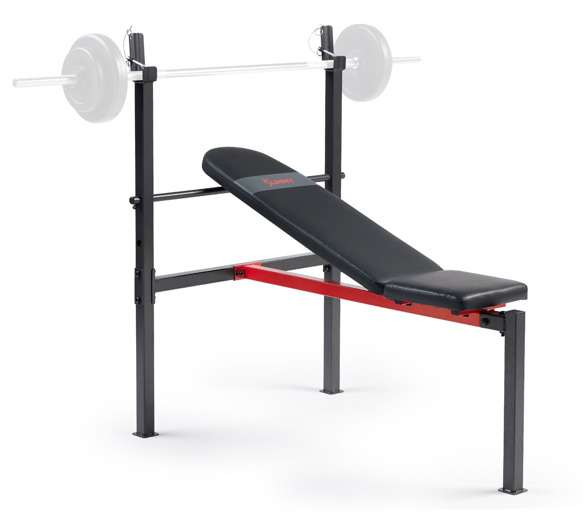 Sunny Adjustable Standard Incline Weight Benchwith Rack