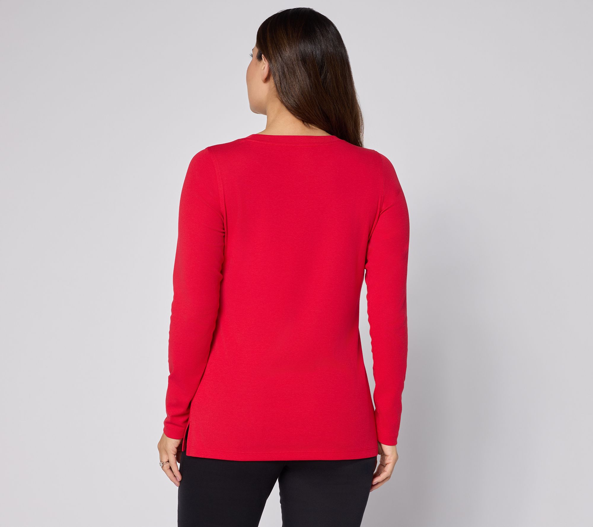 Jingle Belles by Kim Gravel TripleLuxe Knit Golden Girls Sparkle Top