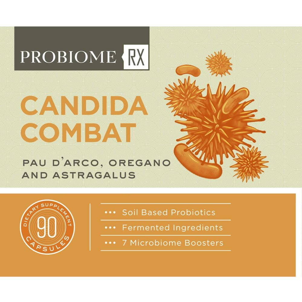 ProBiome RX Candida Combat, 90 Capsules Support Healthy Yeast and Fungal Balance