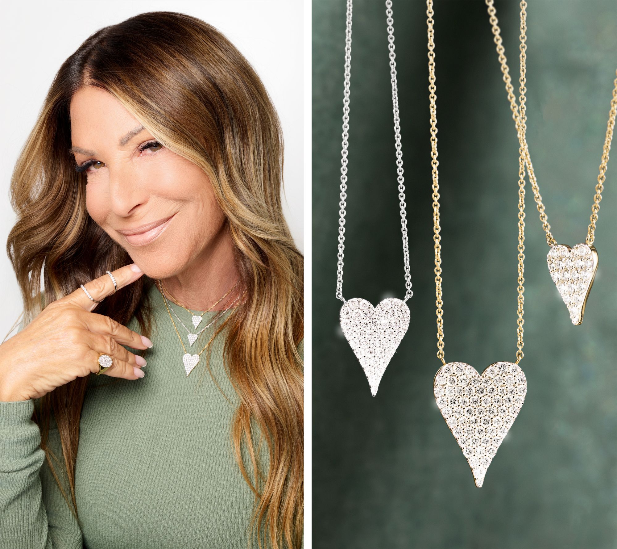 JEN by Jennifer Miller Lab Grown Diamond 1.50ct Heart Necklace