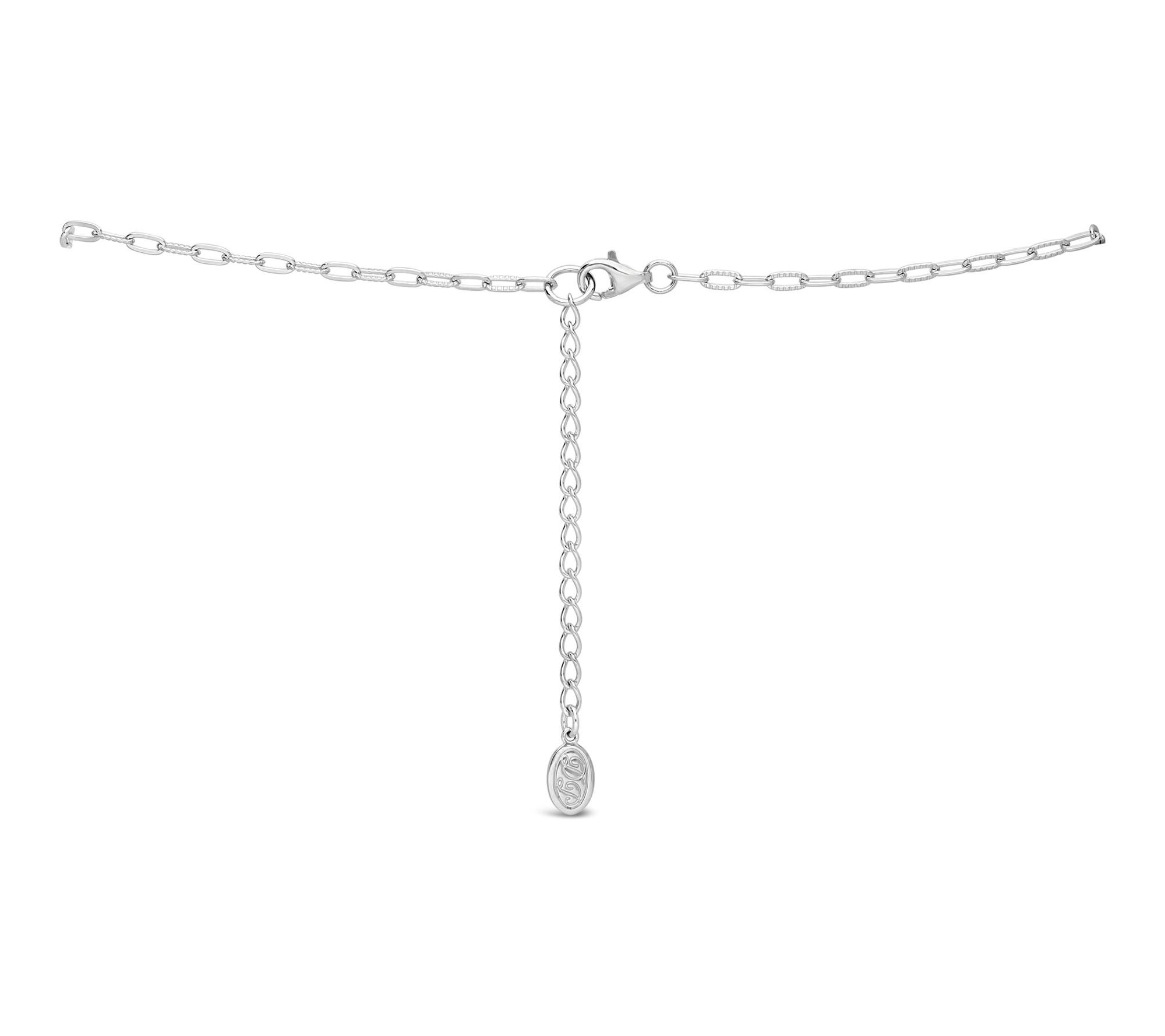 Dallas Prince Sterling Chrome Marcasite HarmonyRose Necklace