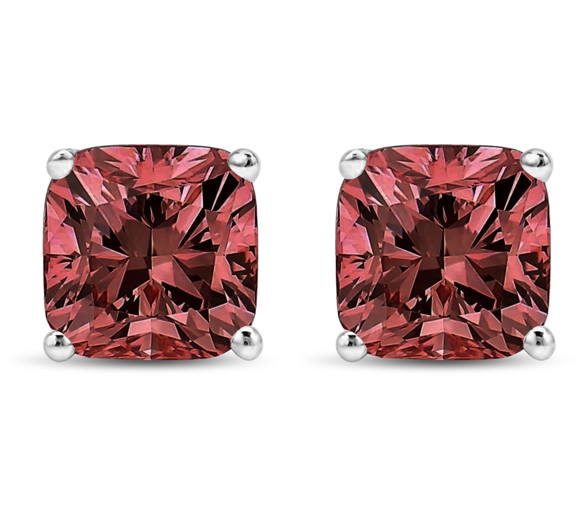 Haus of Brilliance Lab-Grown Pink Diamond Earrings, 14K