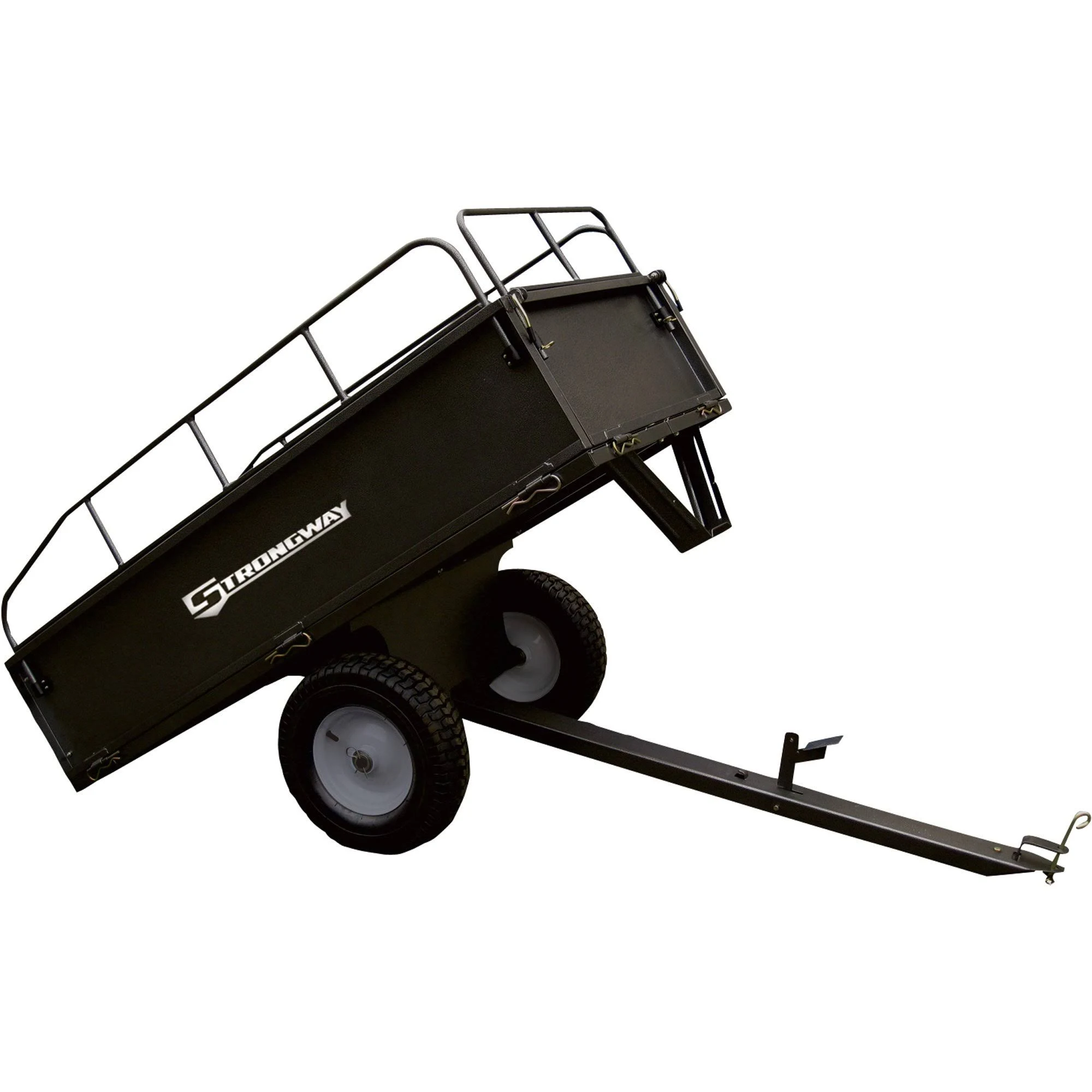 Strongway Steel Dump Cart - 1,200-Lb. Capacity, 17 Cu. ft. 2103Q091