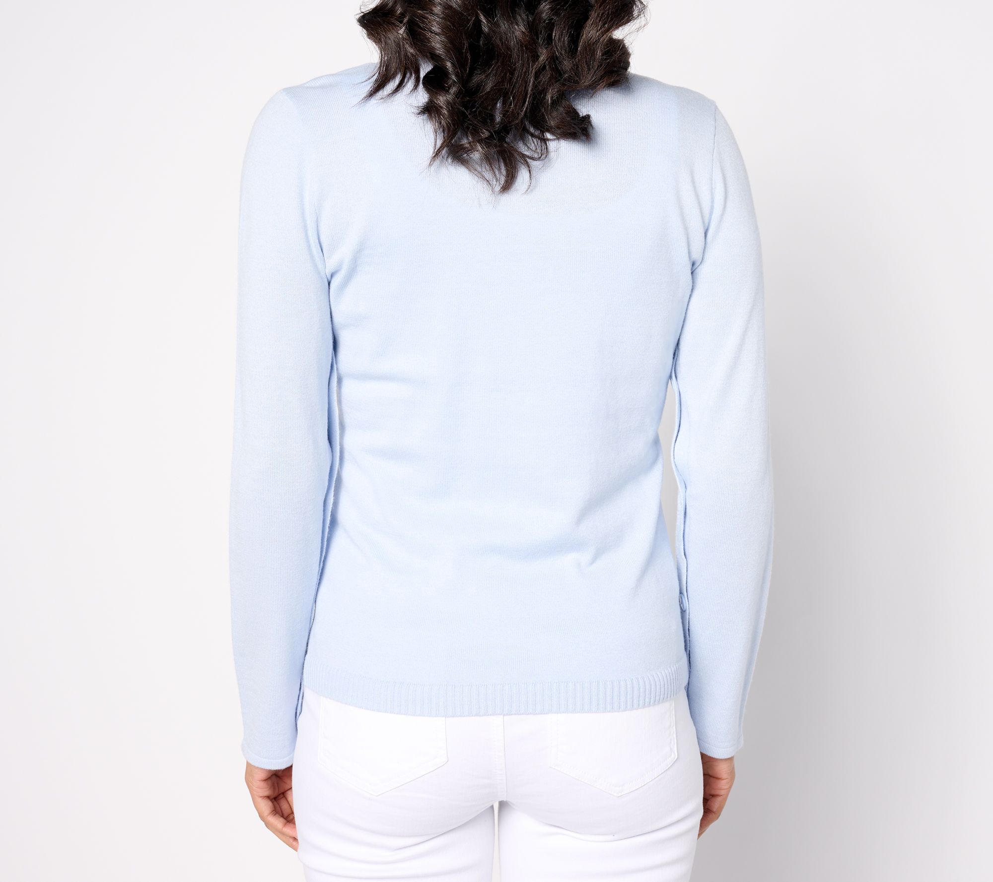BEAUTIFUL by Lawrence Zarian The Sophie Button Sleeve Sweater