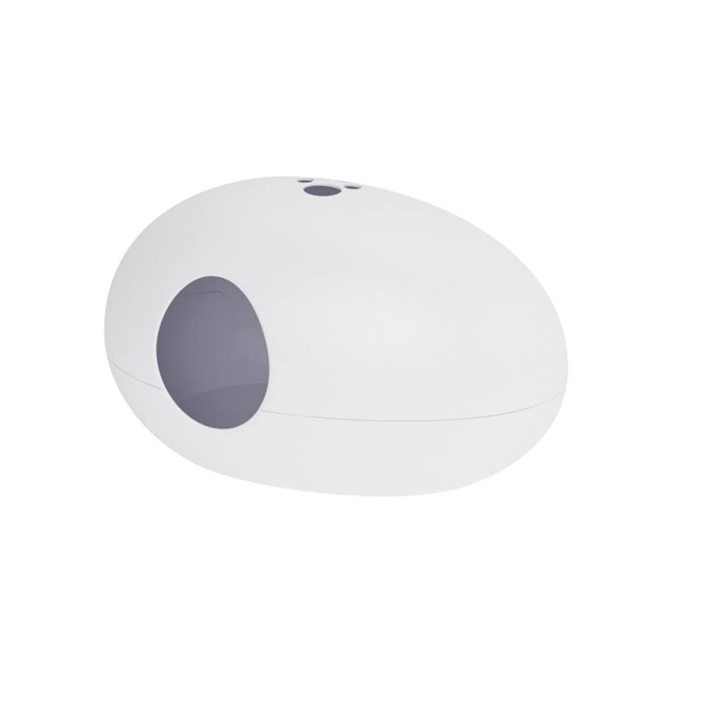 White Poopoopeedo Litter Box