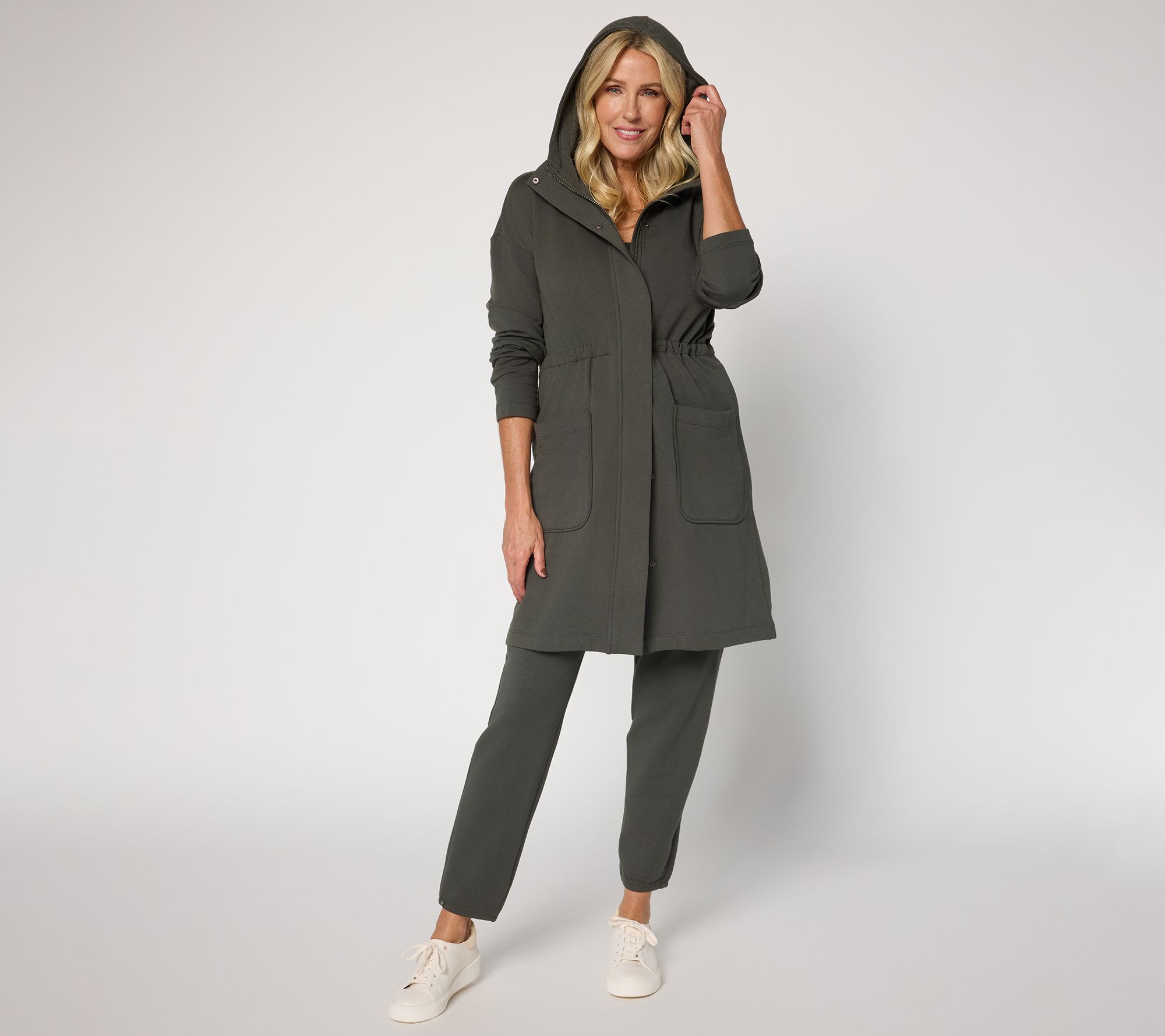 Barefoot Dreams Brushed Luxe Lounge Hooded Parka