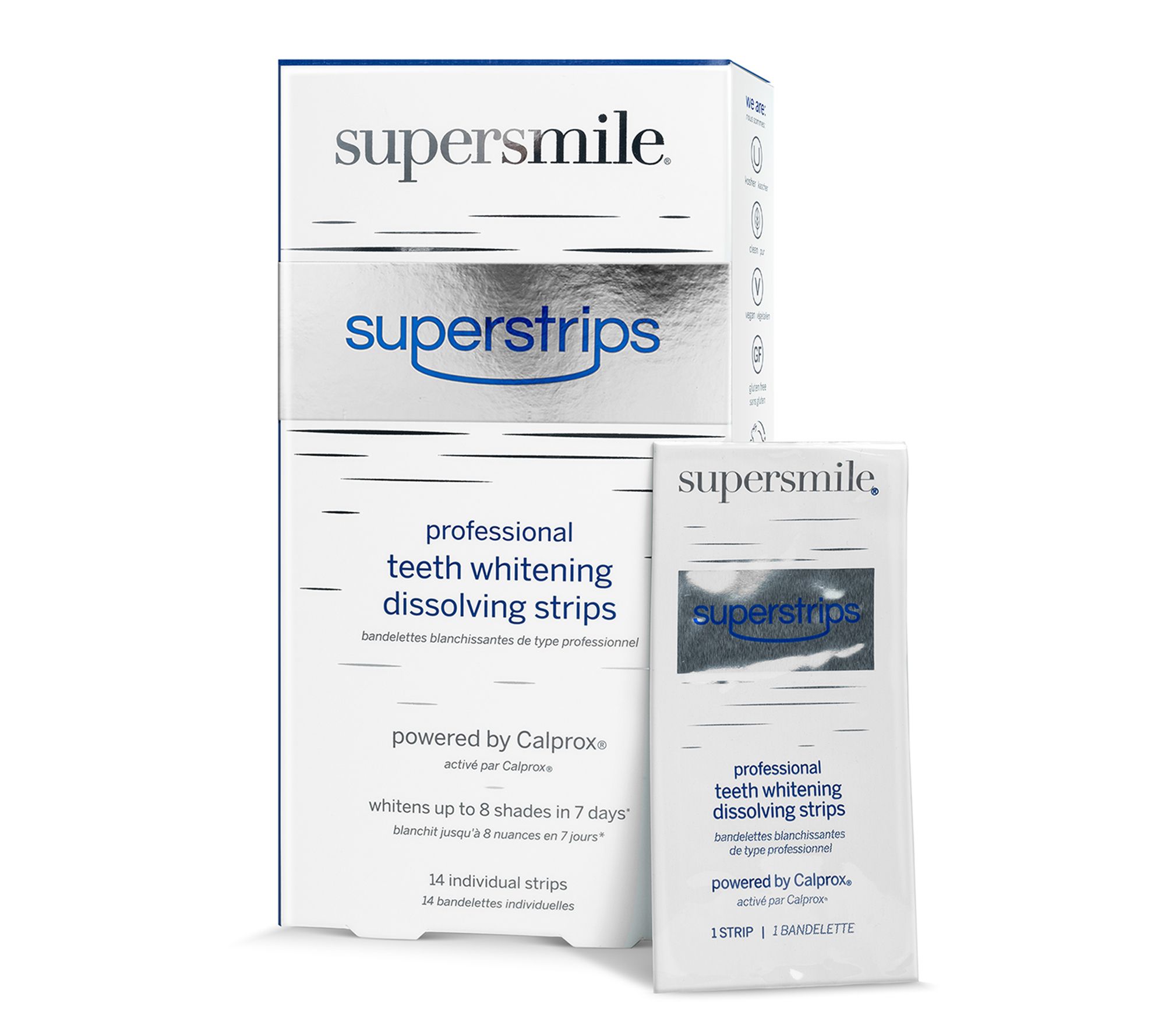 Supersmile Teeth Whitening System + Dissolving Strips